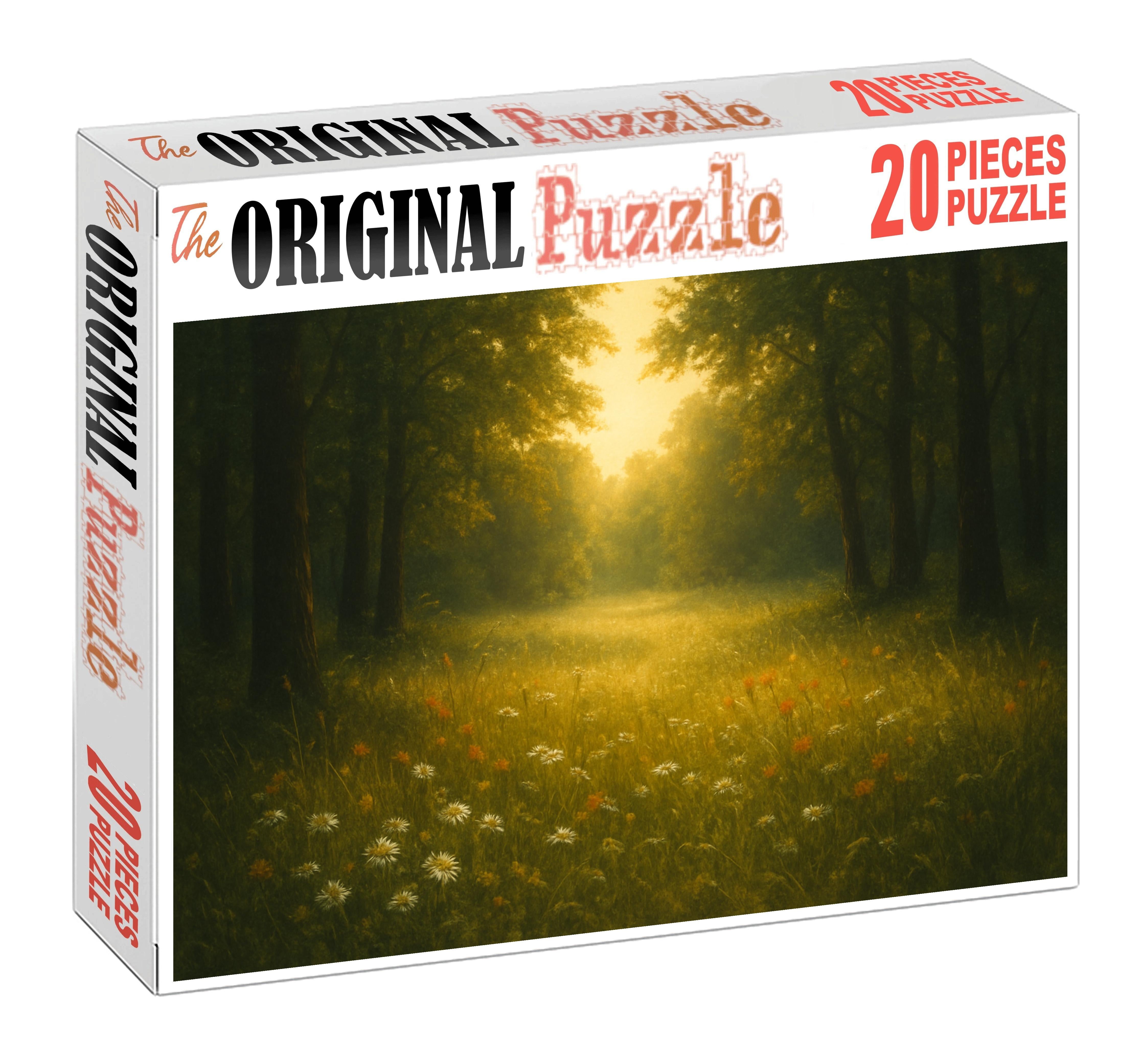Golden Meadowwood Clearing Custom Jigsaw Puzzle