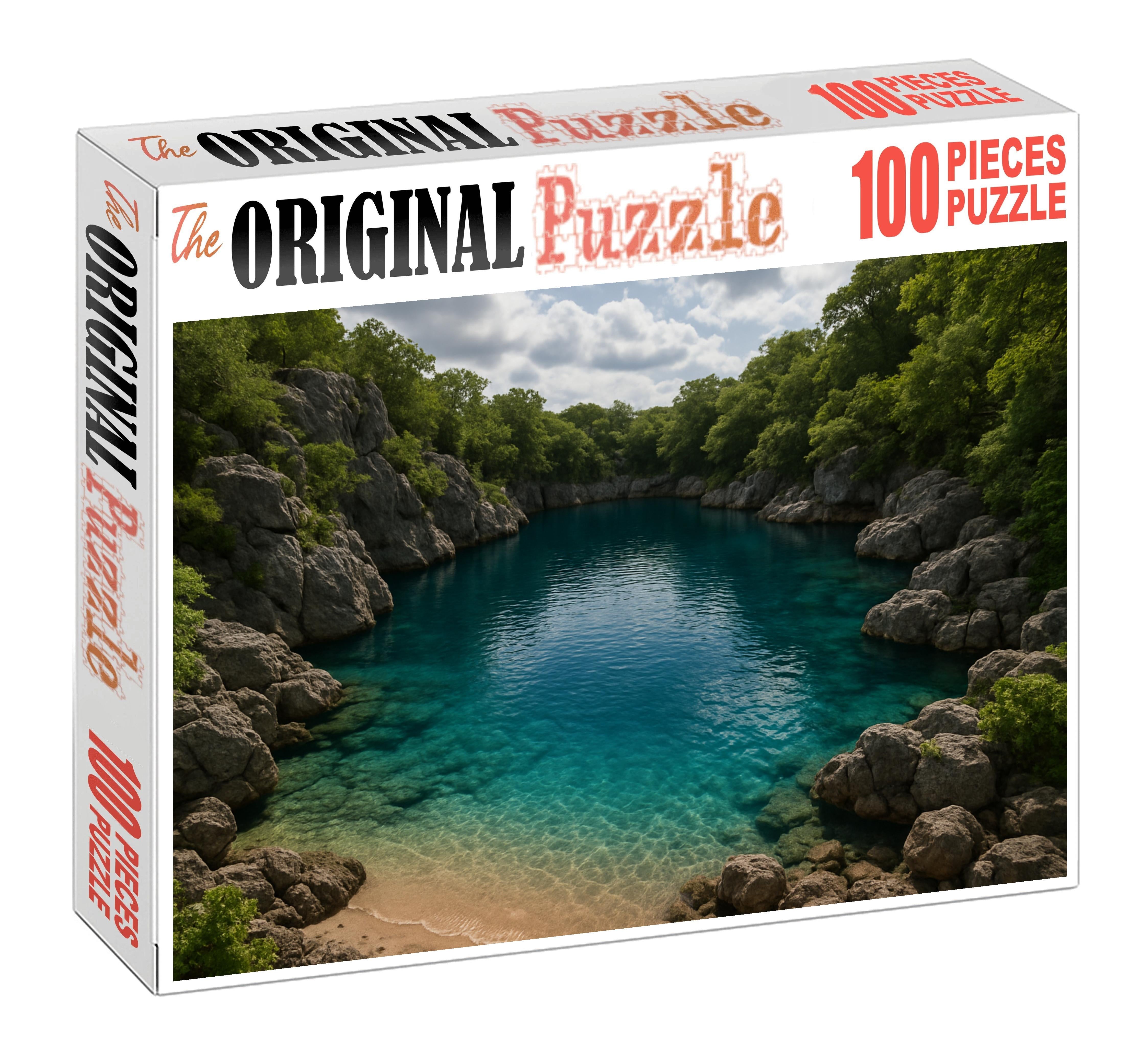 Sapphire Lagoon Escape 100 Piece Puzzle