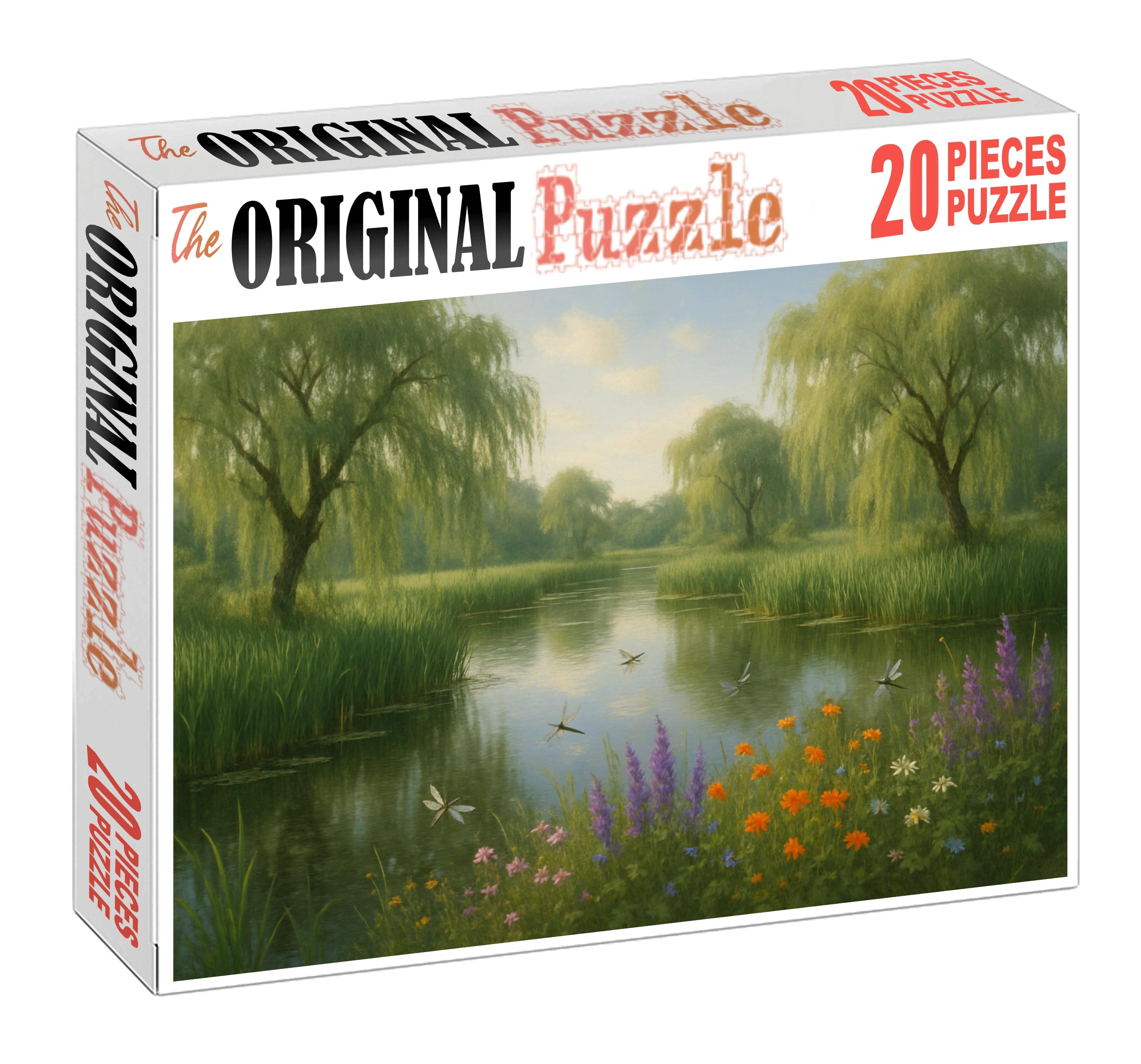 Verdant Wetland Sanctuary Custom Jigsaw Puzzle