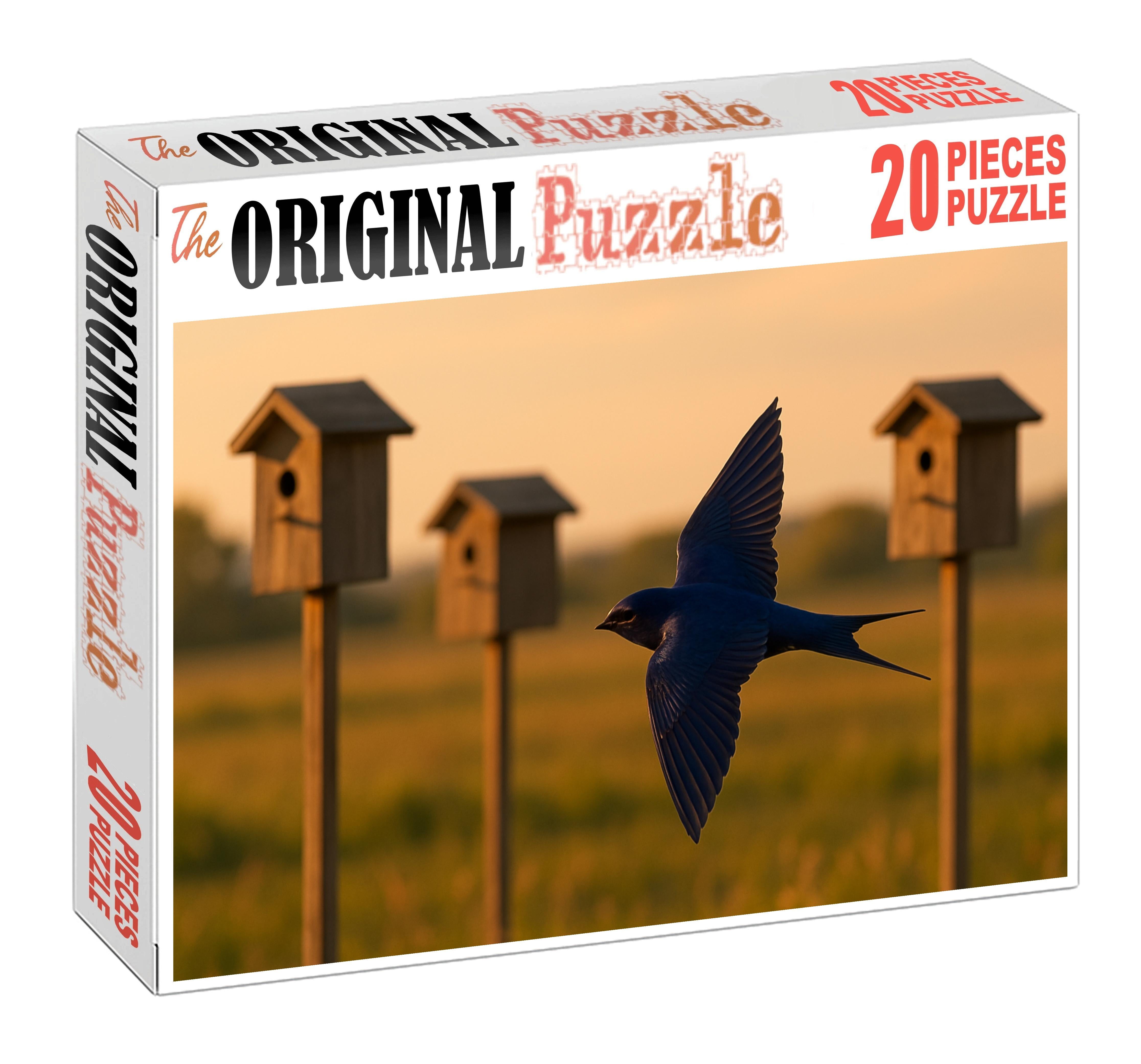 Purple Martin Social Skyscraper Surfer Family Puzzles