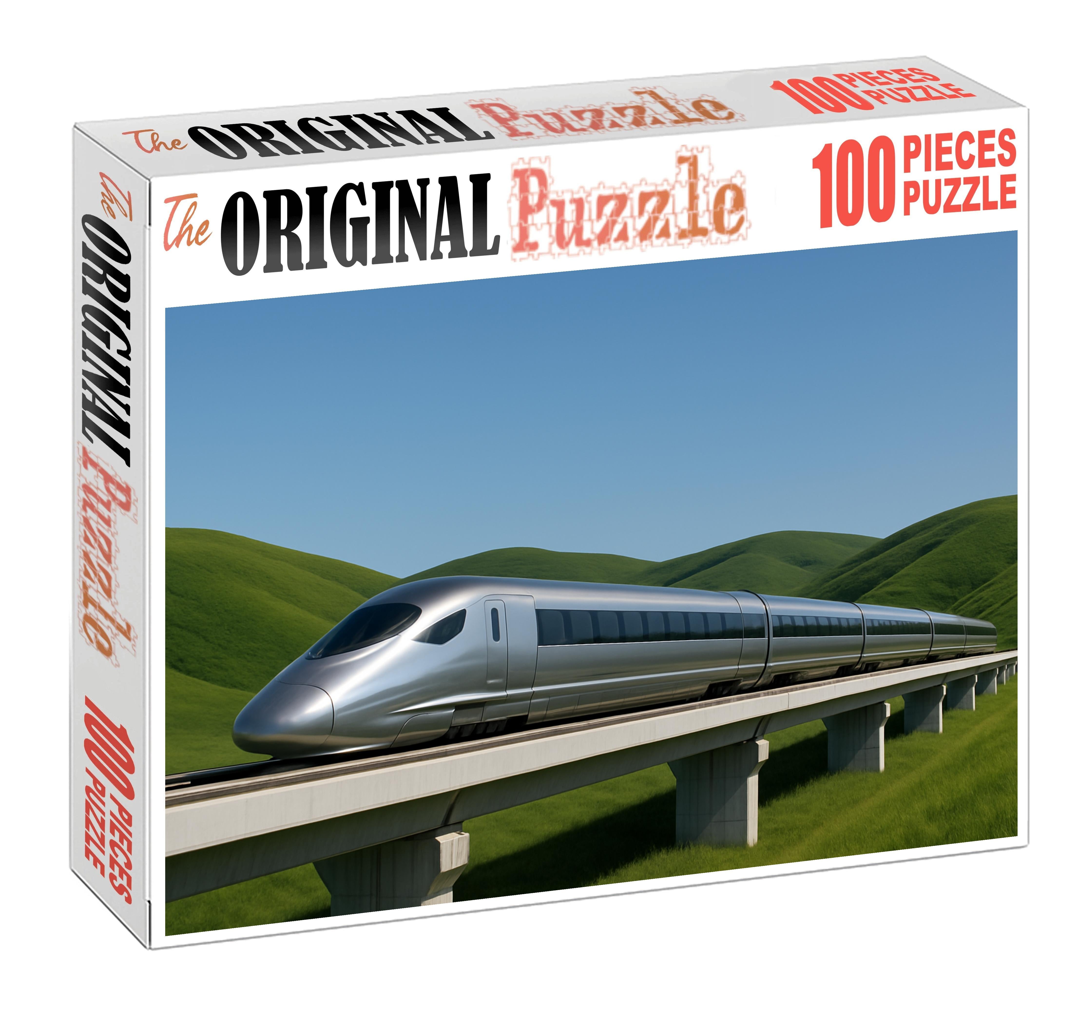 Hydrogen-fueled High-speed Maglev Puzzle For Kids