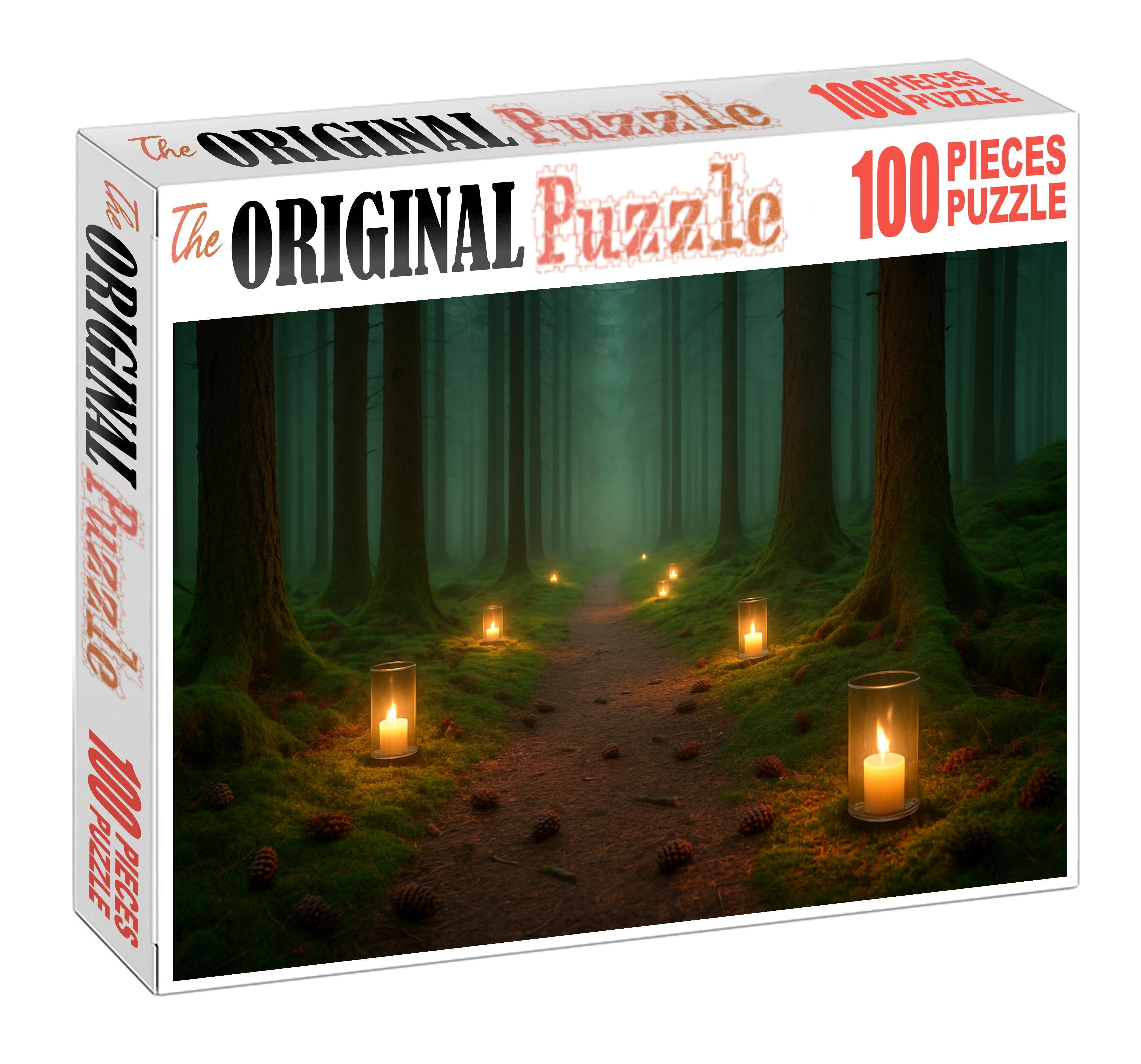Whispering Pines Candle Path 1000 Piece Puzzle