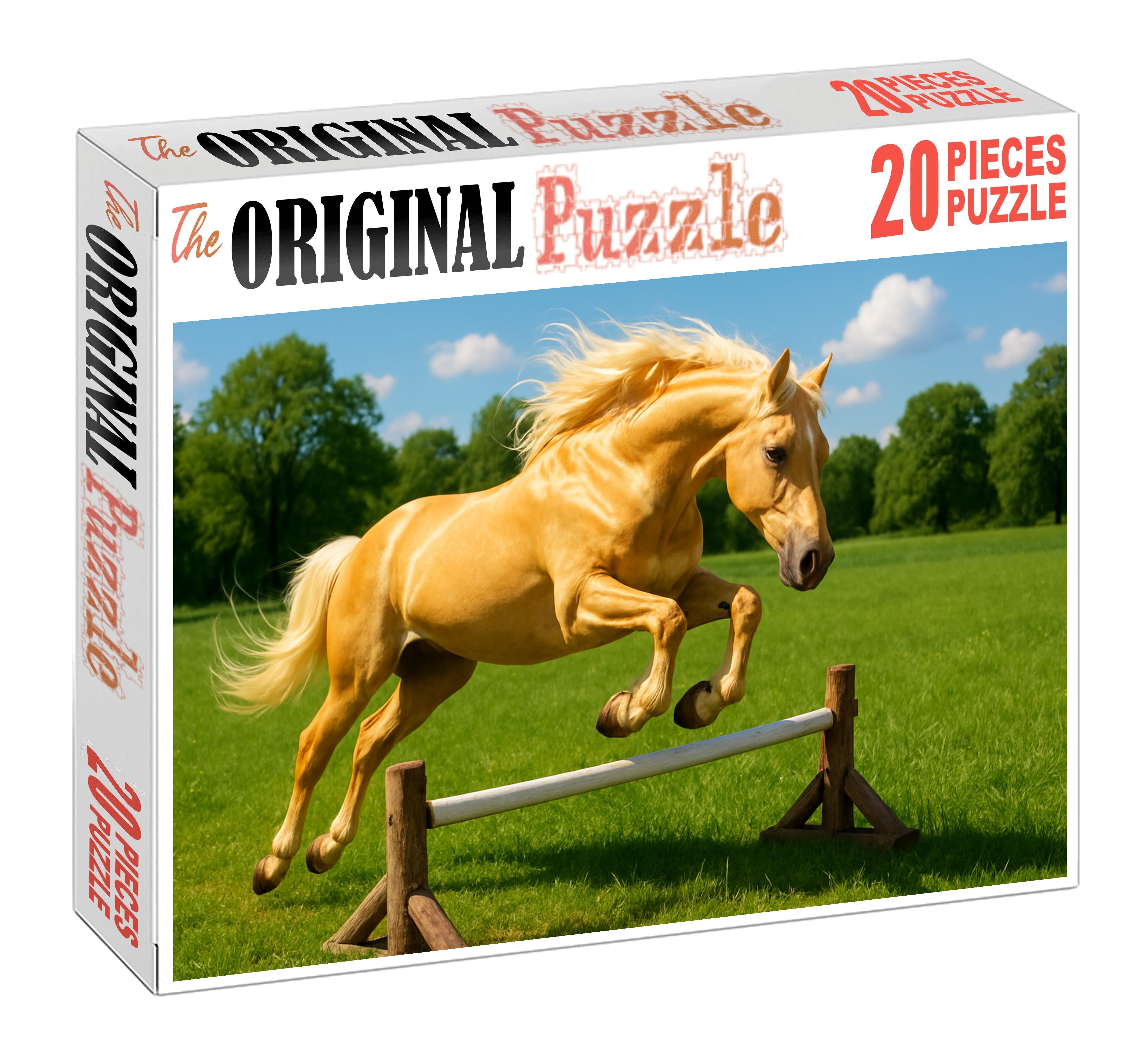 Sunfire Glimmer Sparkling Palomino Hunter Prospect Challenging Puzzles