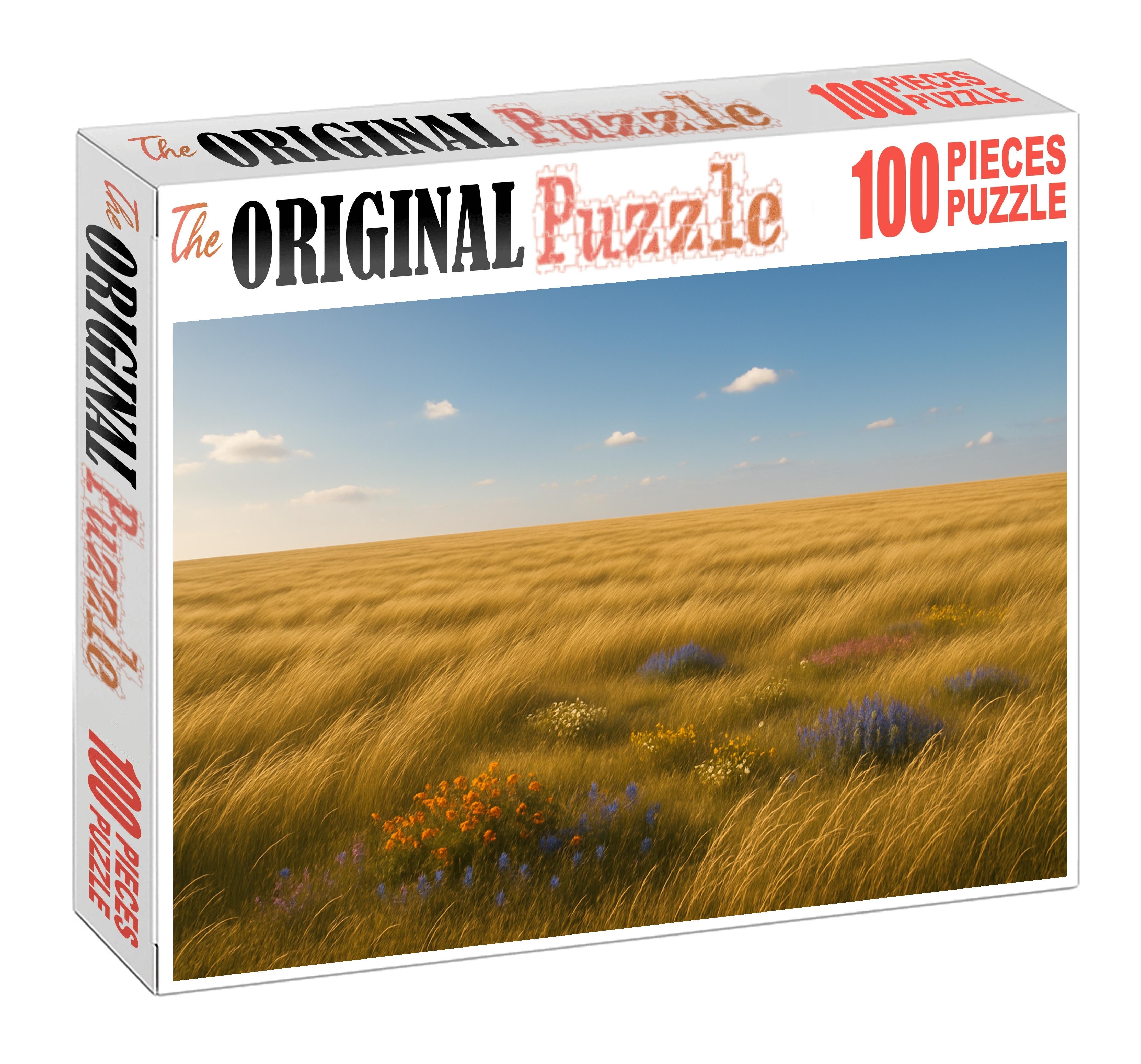 Golden Prairie Vista Custom Jigsaw Puzzle