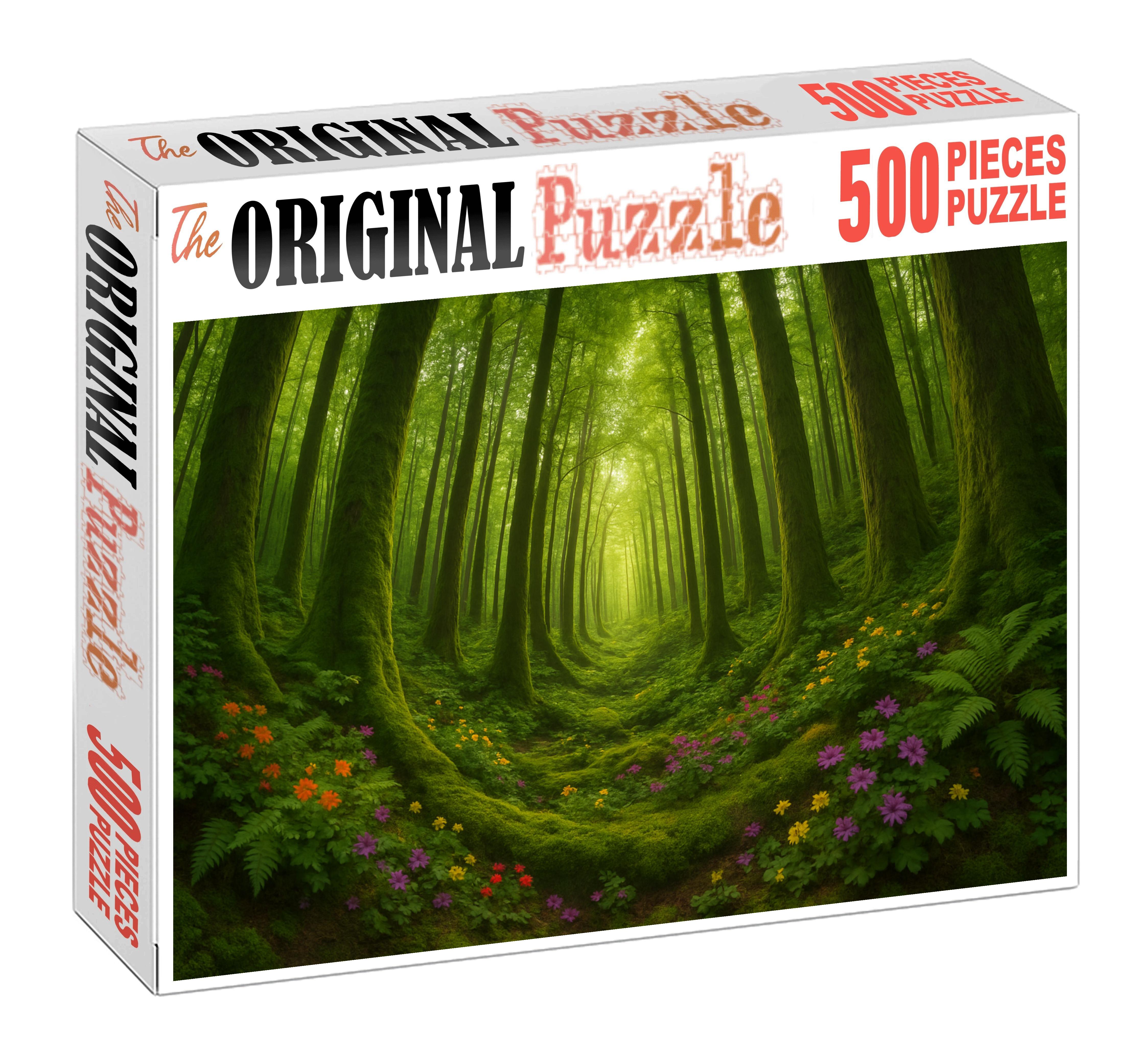 Emerald Spiral Grove 100 Piece Puzzle