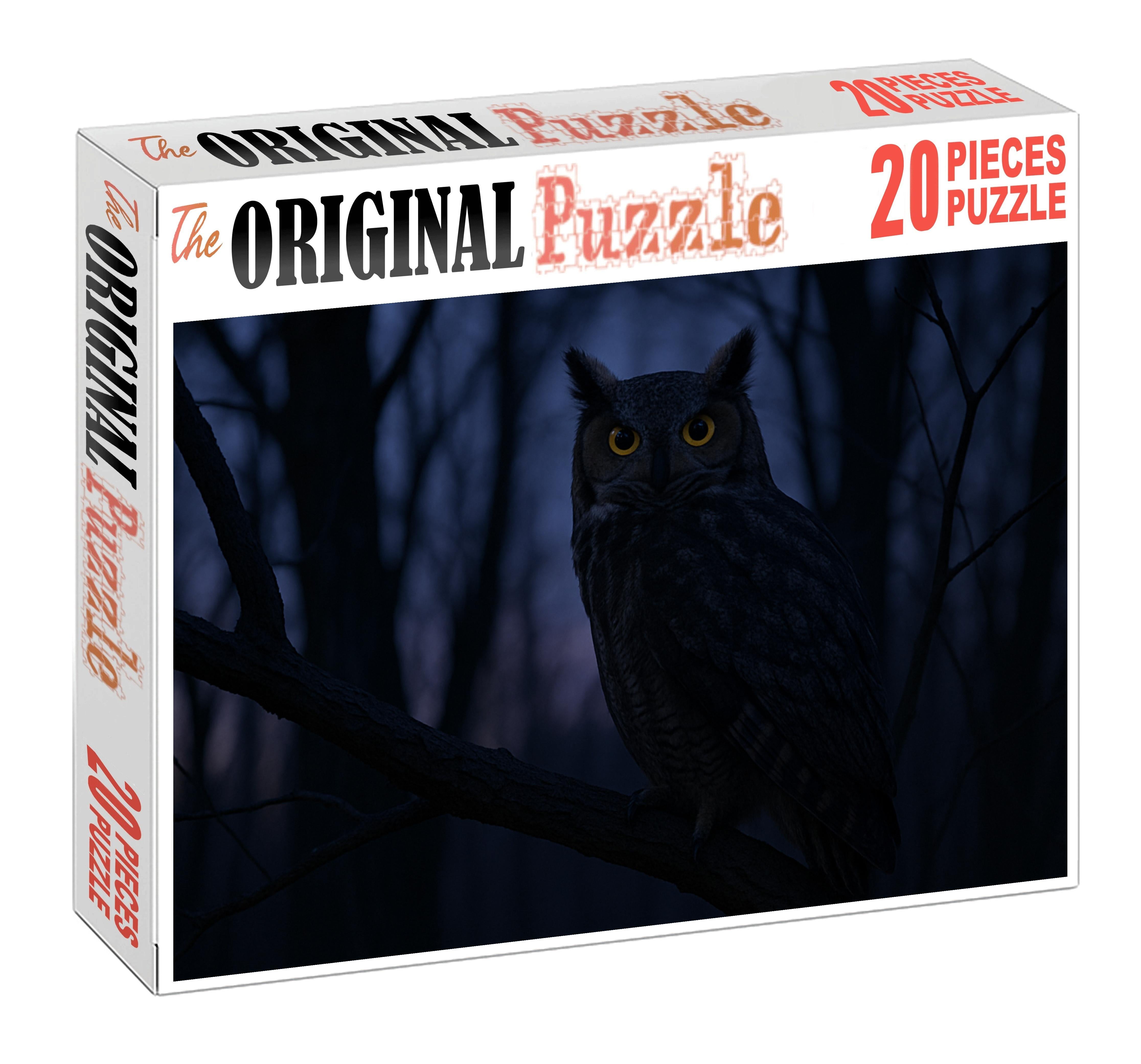 Great Horned Owl Night's Silent Apex Predator Puzzle For Kids