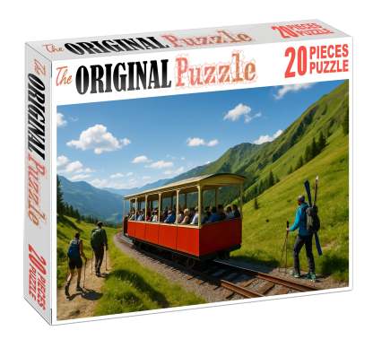Compressed Air-driven Mountain Tramway 500 Piece Puzzle