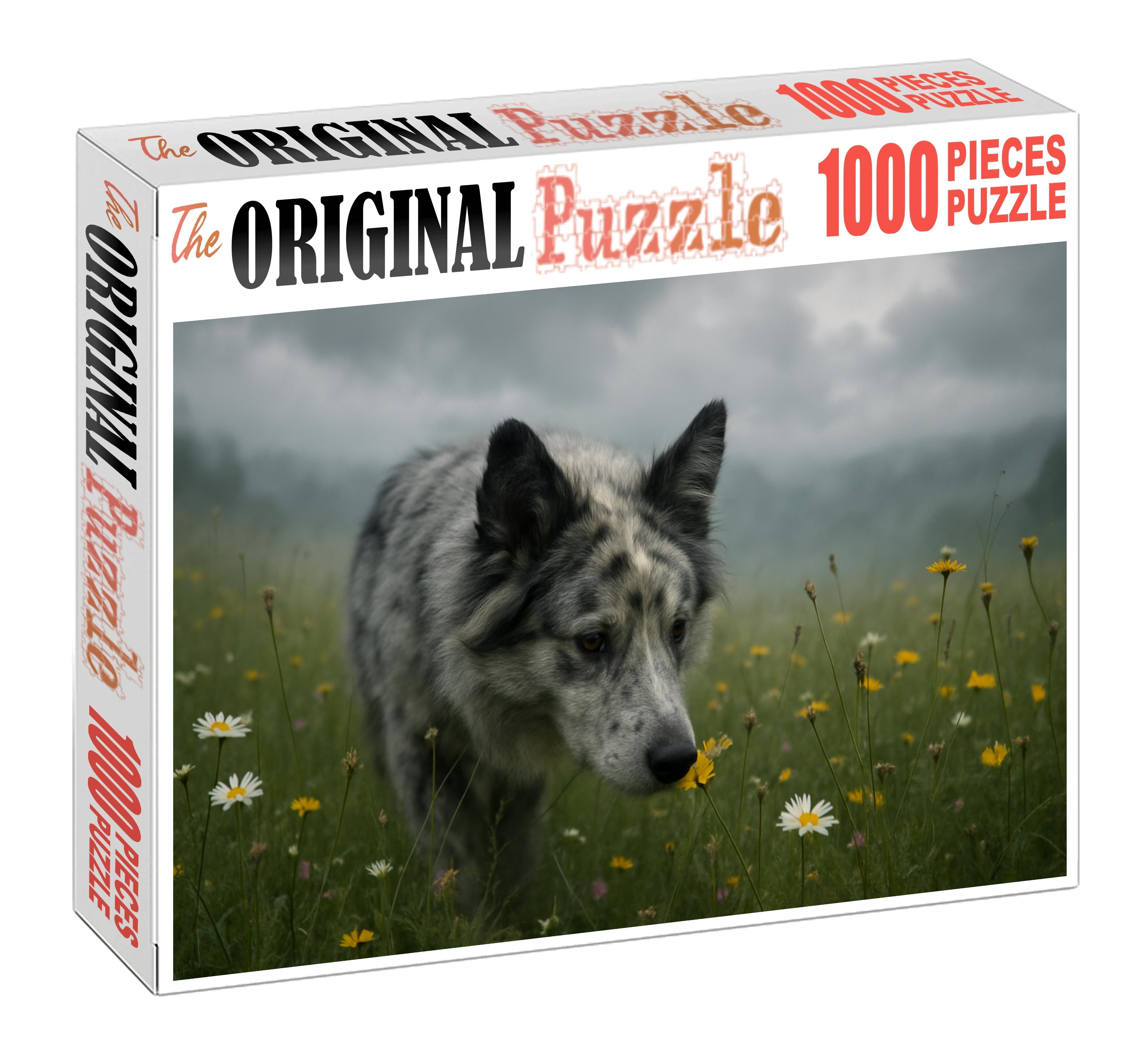 Marble Cloud Fluffy Mottled Scent Hound With Persistent Nose Custom Jigsaw Puzzle