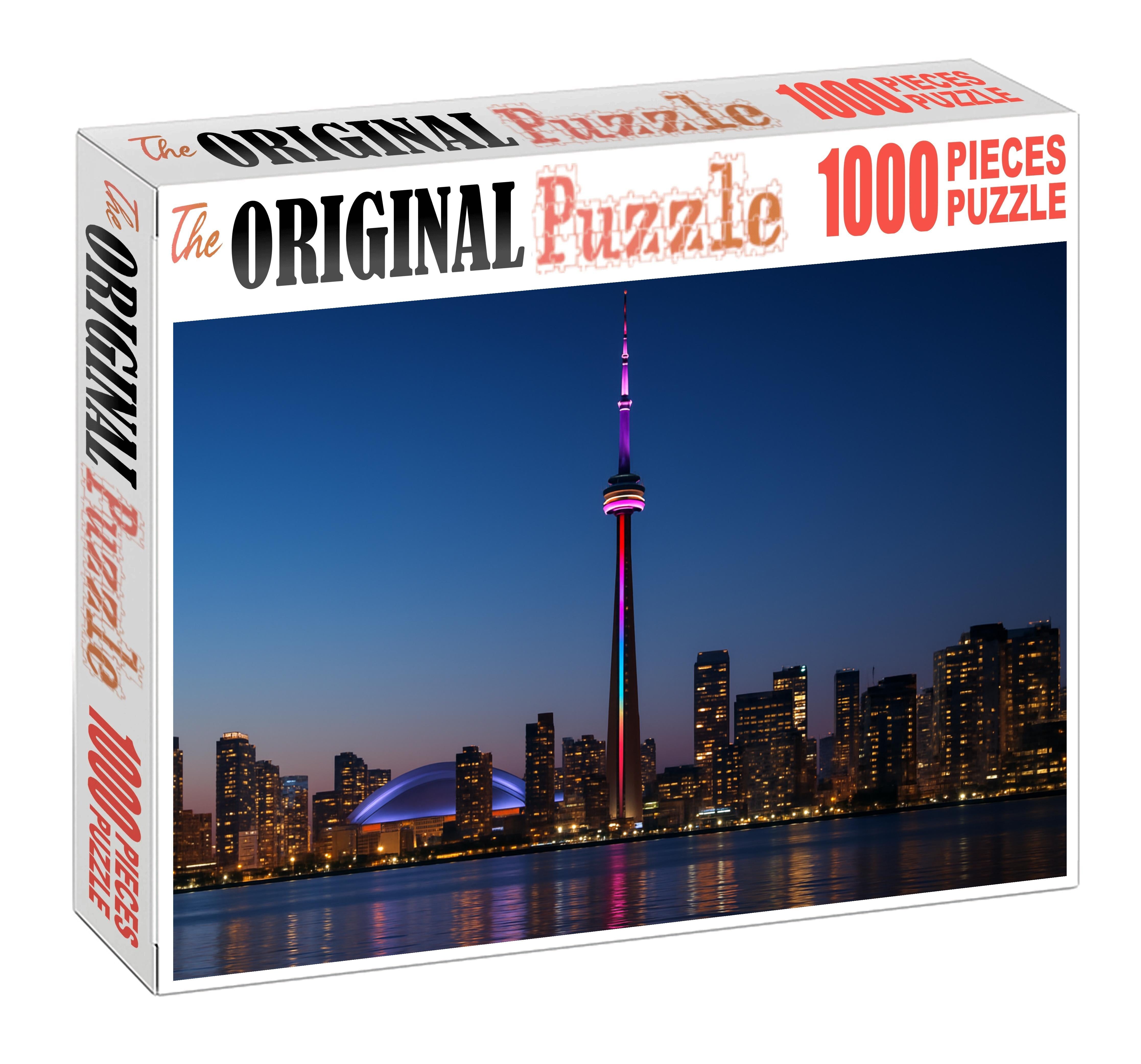 Cn Tower Toronto Canada  Recognized By 7365 Globally As An Engineering Marvel Puzzle Challenge