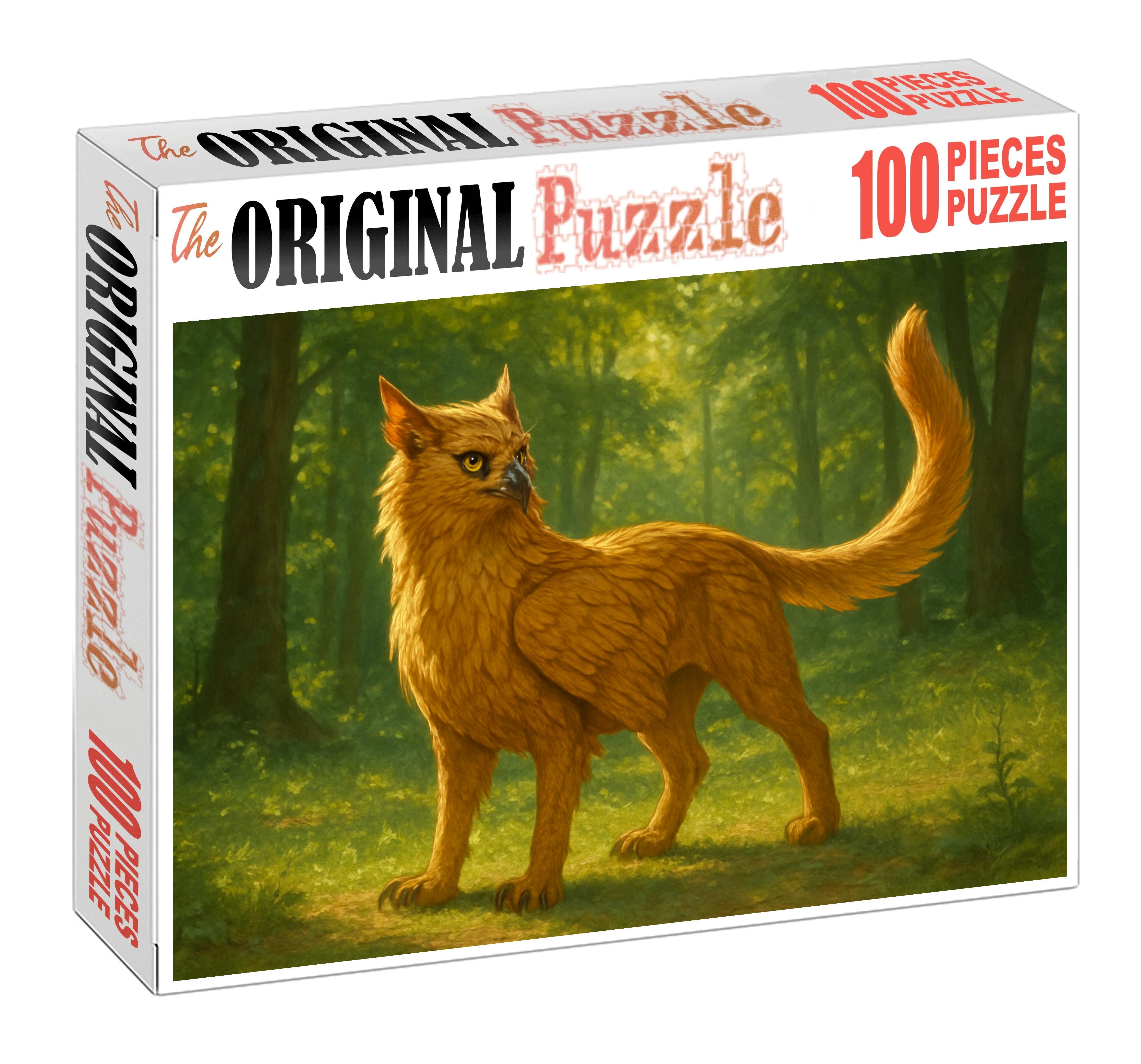 Amber Crest Golden Feathered Scent Hound With Spirited Drive Puzzle Collection