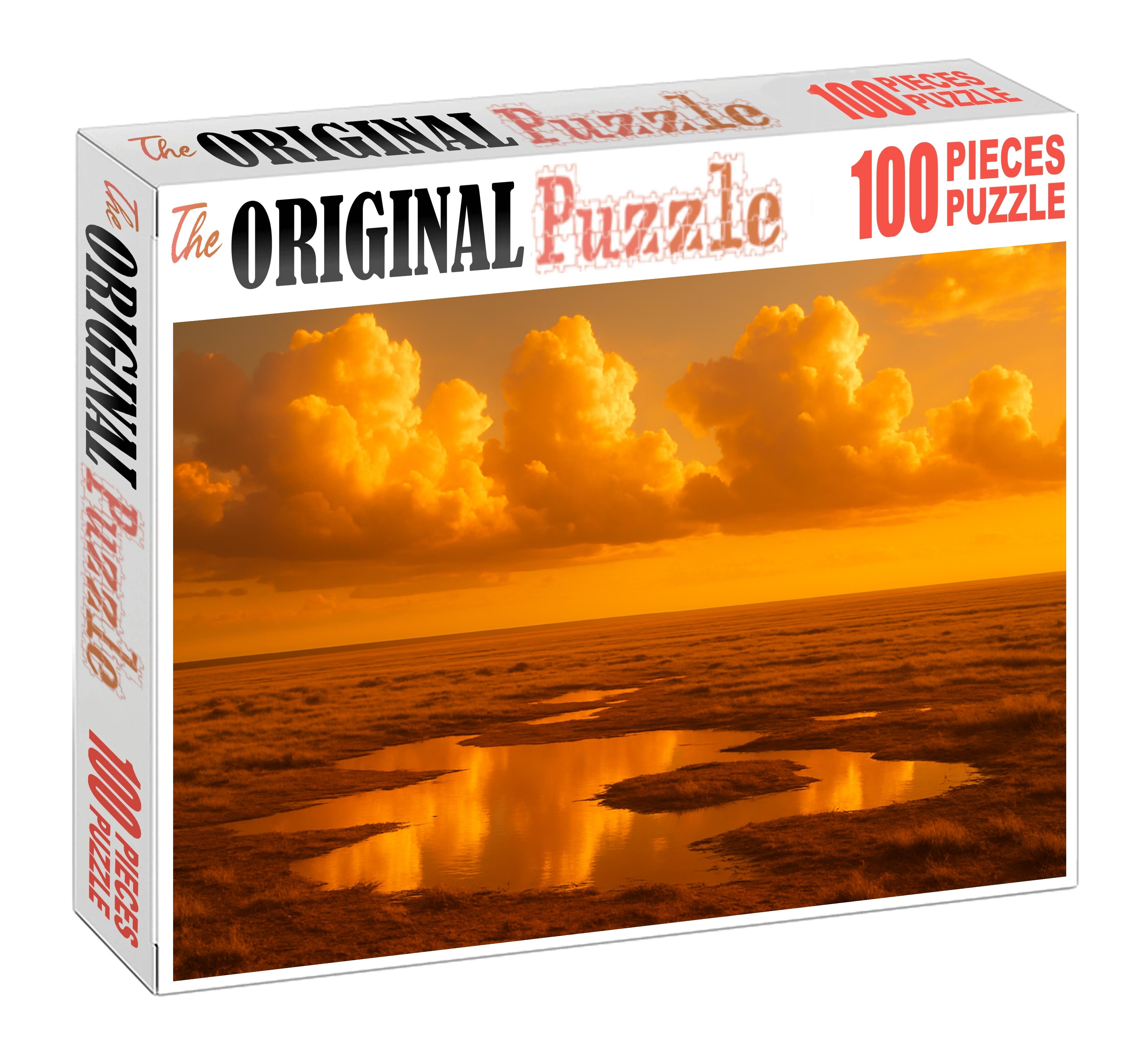 Molten Gold Panorama 500 Piece Puzzle