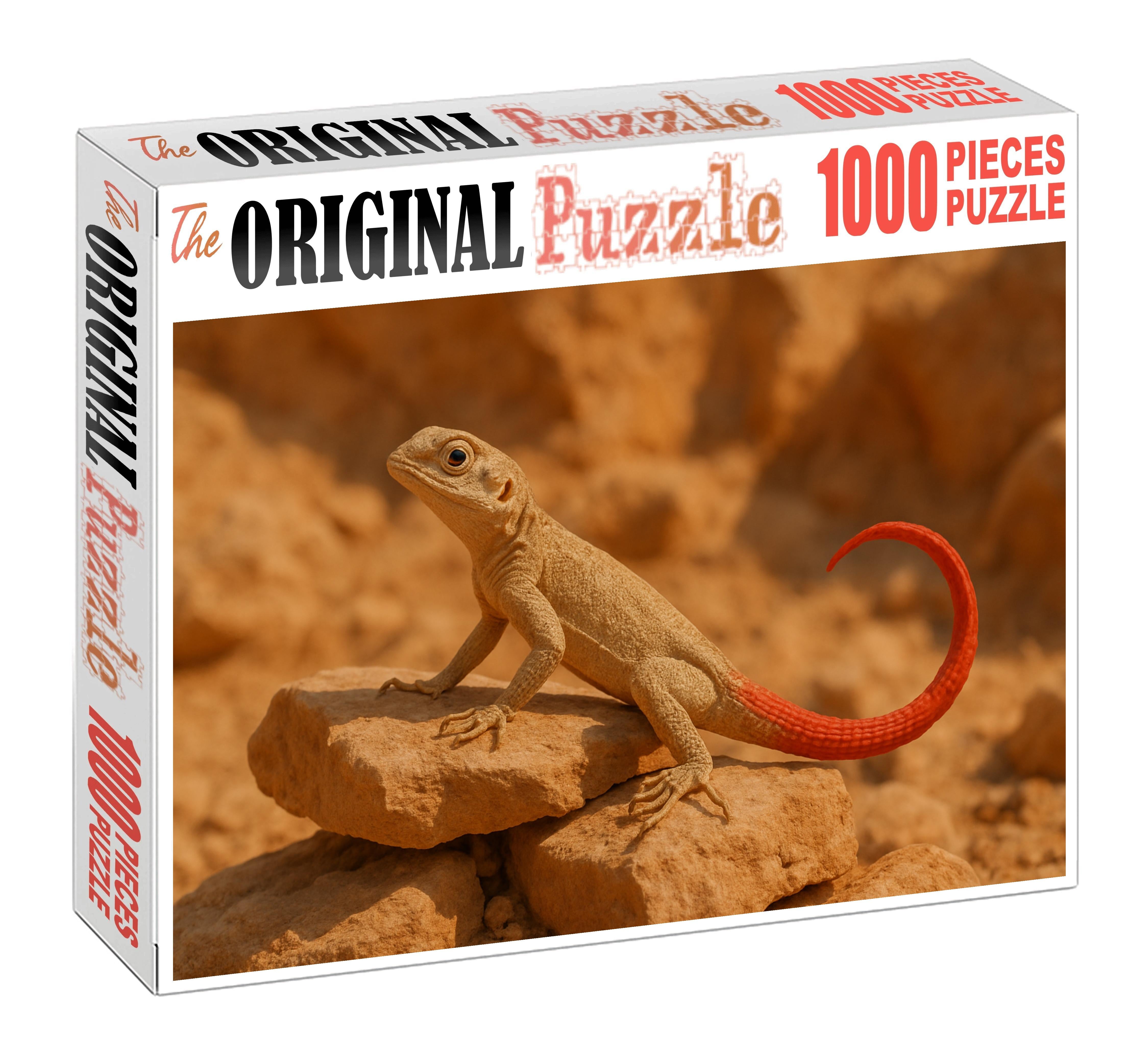 Crimson Tail Flicker Agile Desert Sprite 50 Piece Puzzle
