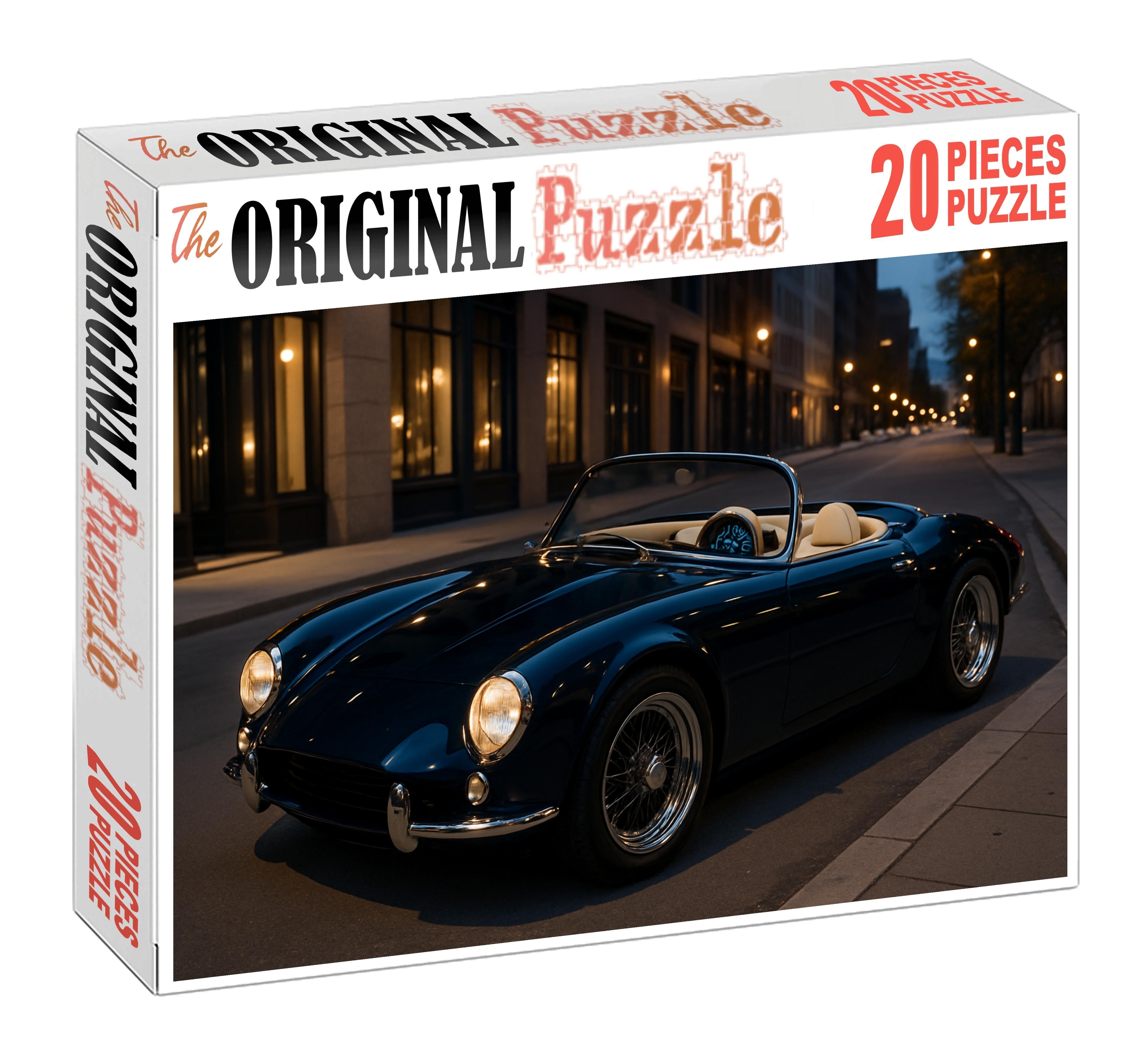 Eclipse Horizon Retro-futuristic Electric Roadster With Agile Handling Large Format Puzzle