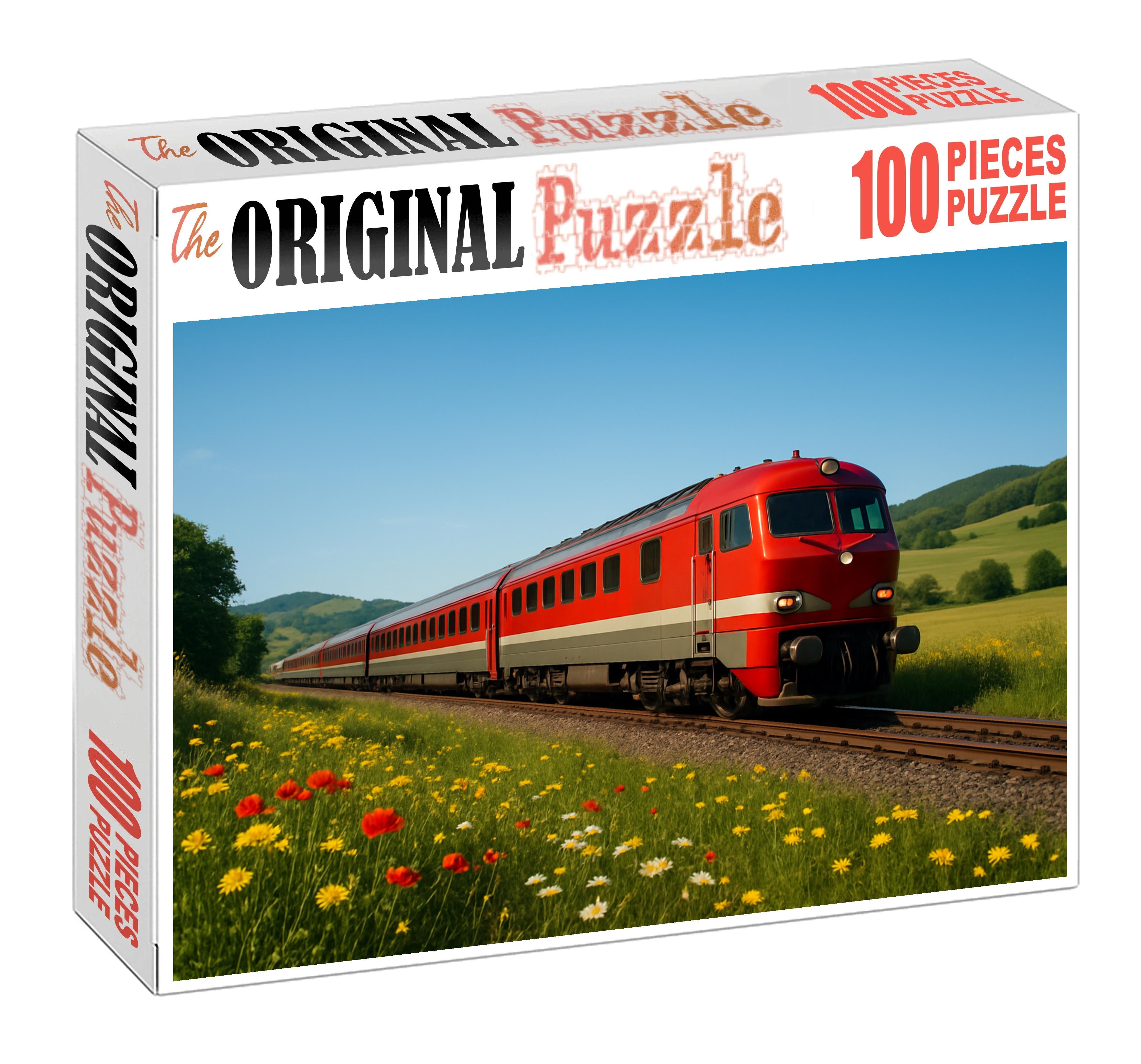 Crimson Horizon Diesel Express 20 Piece Puzzle