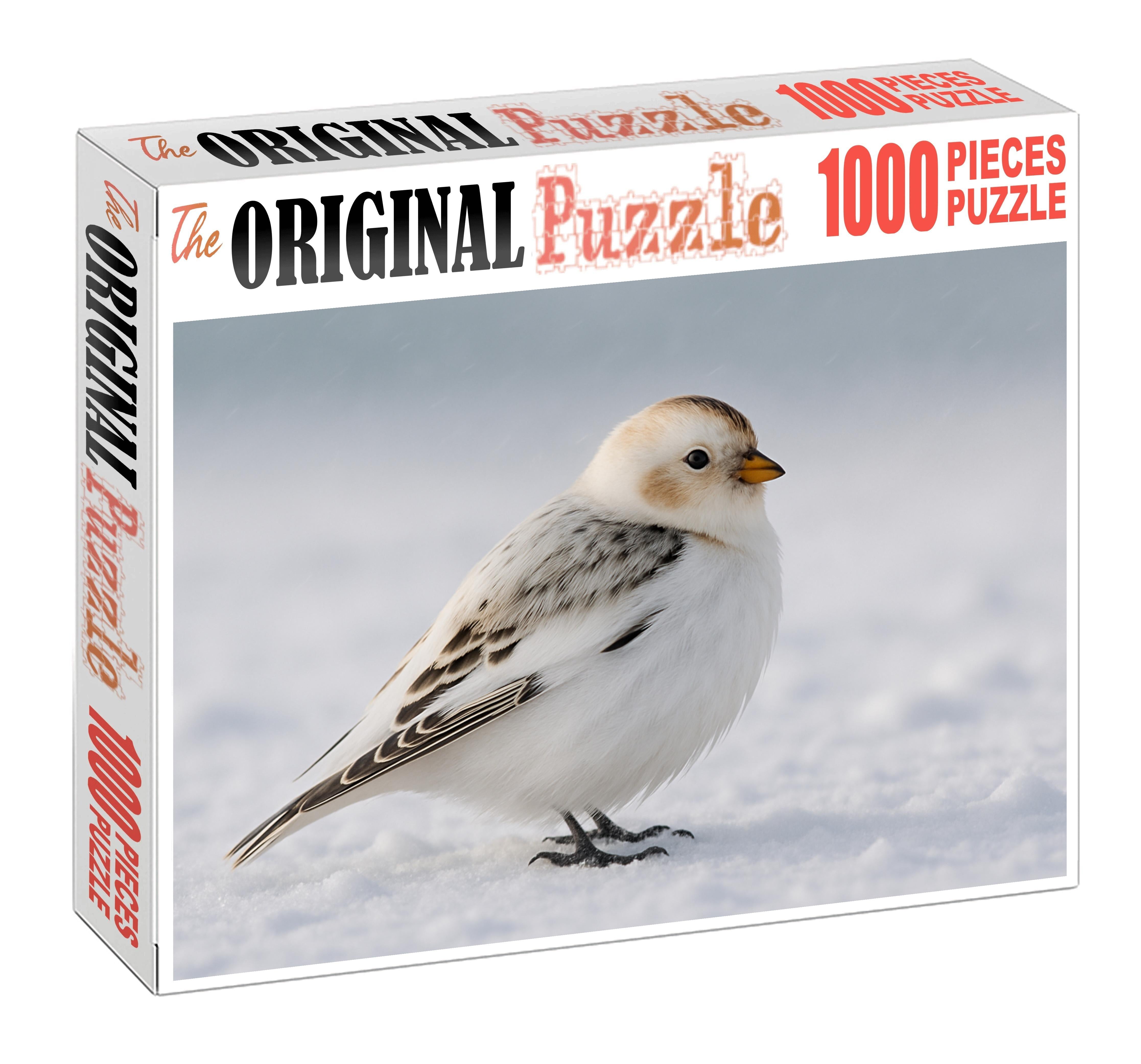 Snow Bunting Arctic's Hardy Winter Wanderer Puzzle For Kids
