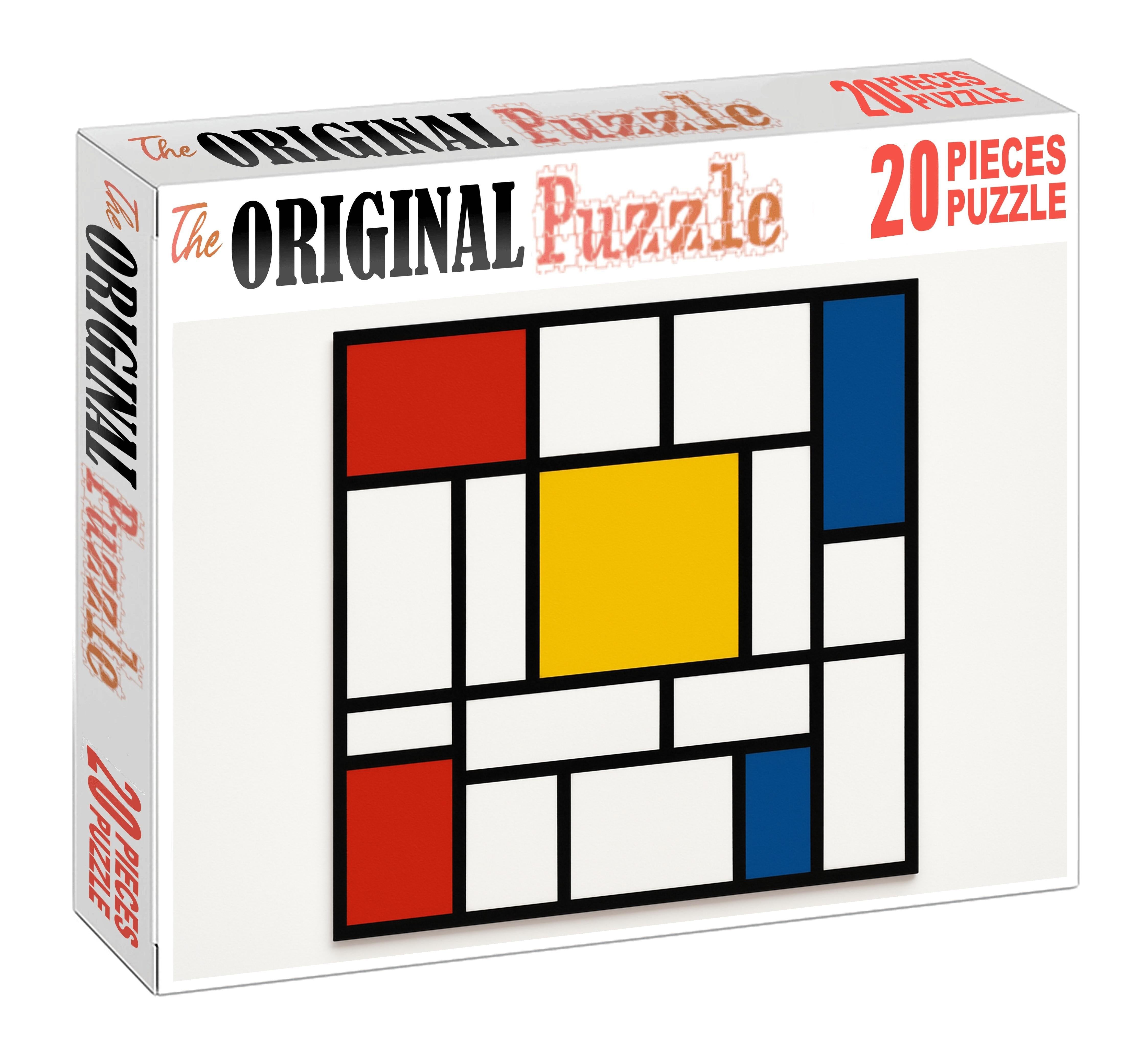 Composition With Red Blue And Yellow 50 Piece Puzzle