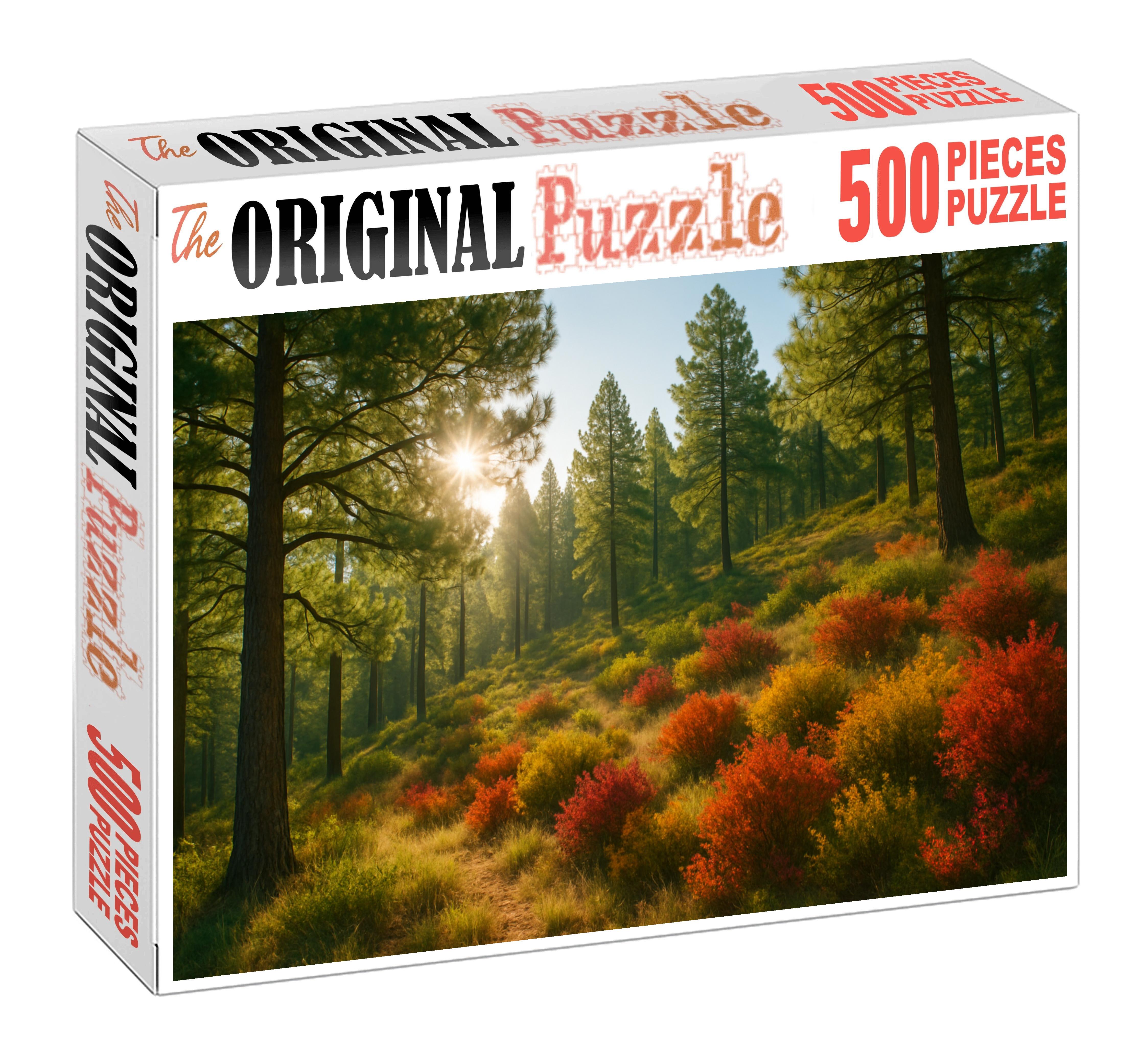 Sun-dappled Ridge Unique Puzzle Design