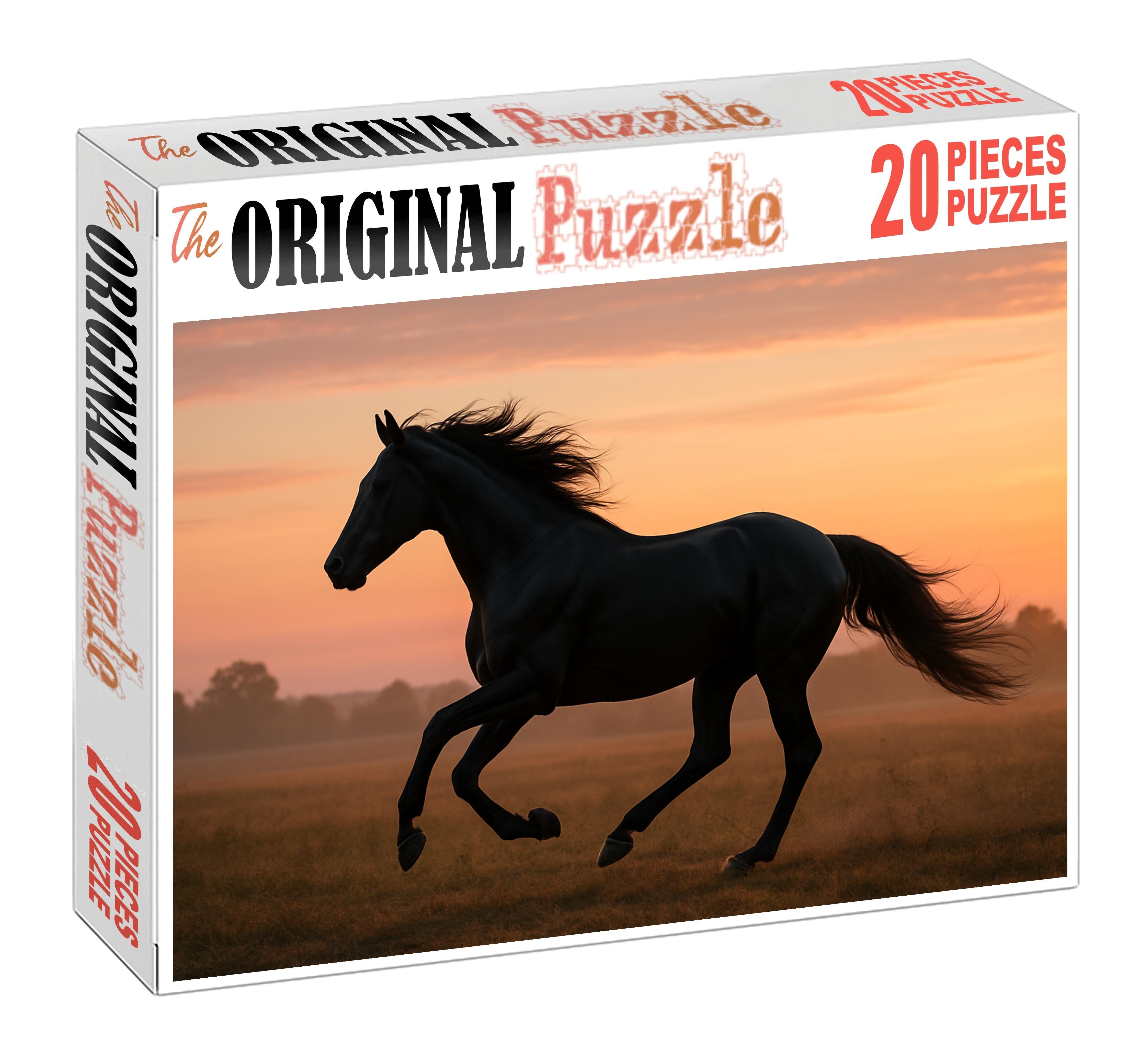 Midnight Ember Sleek Black Thoroughbred With Endurance Potential Challenging Puzzles