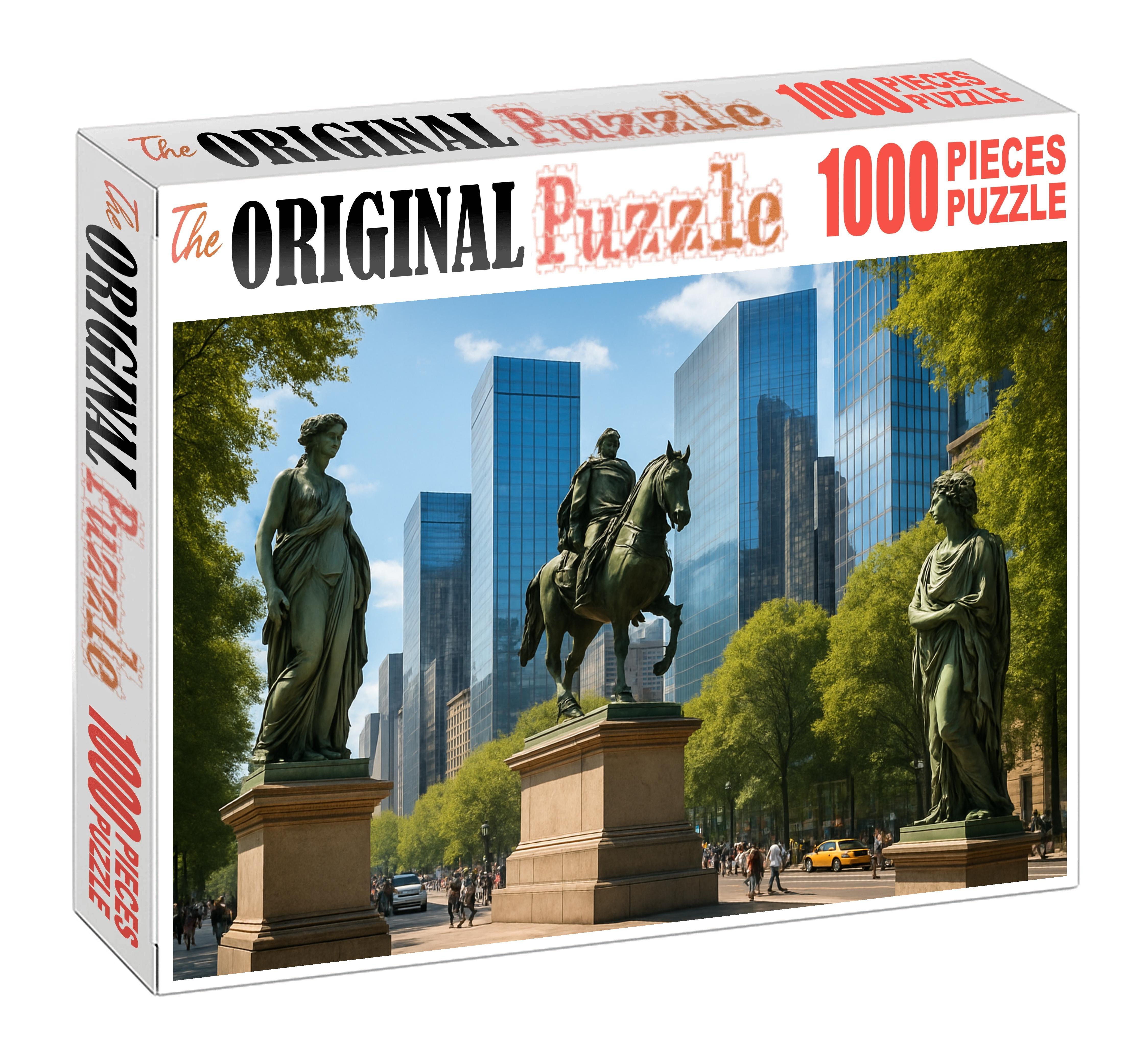 Mexico City Reforma Avenue Skyline Latin Americas Blend Of Historic Monuments And New Skyscrapers Puzzle For Kids