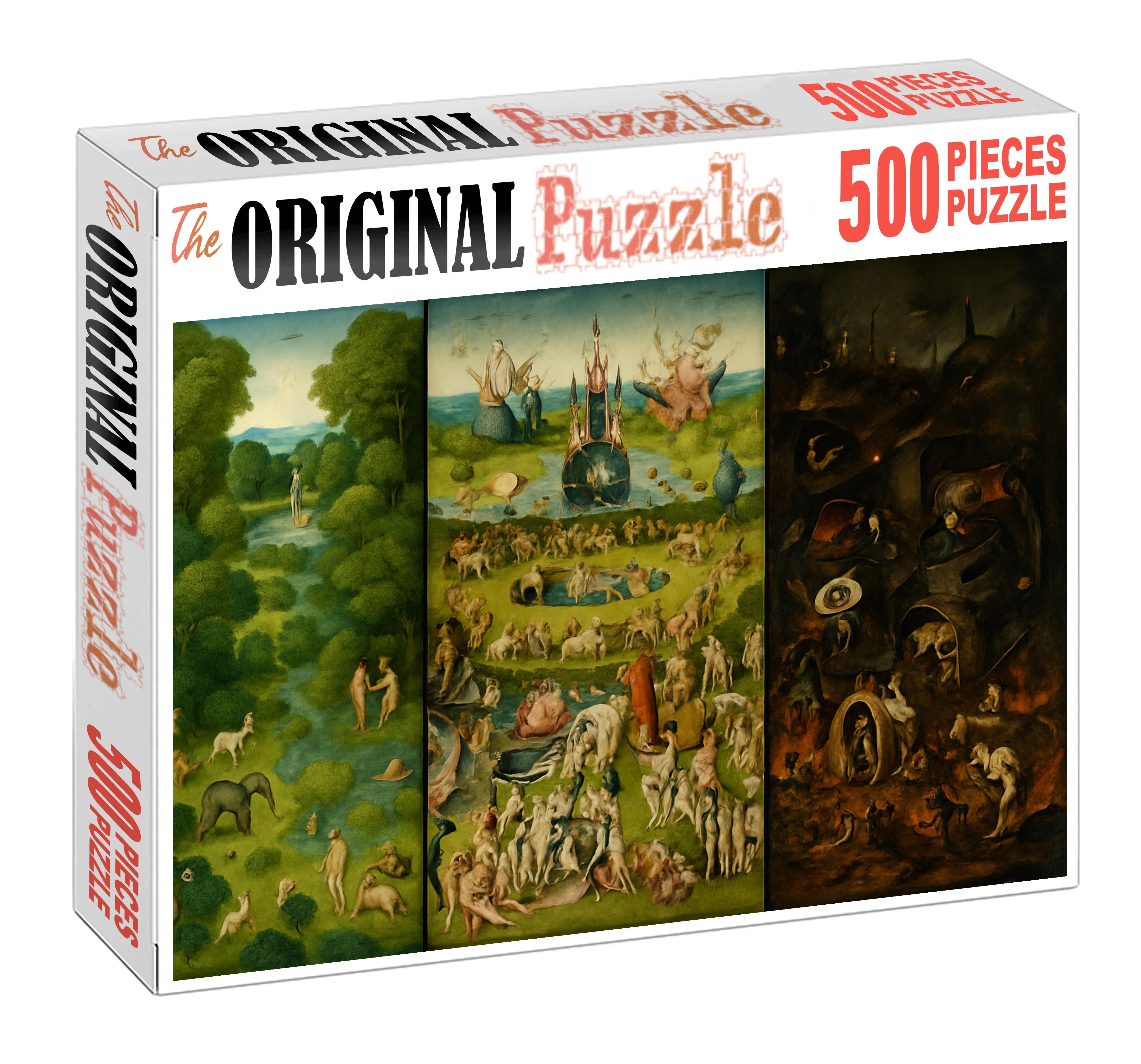The Garden Of Earthly Delights Premium Puzzle Pieces