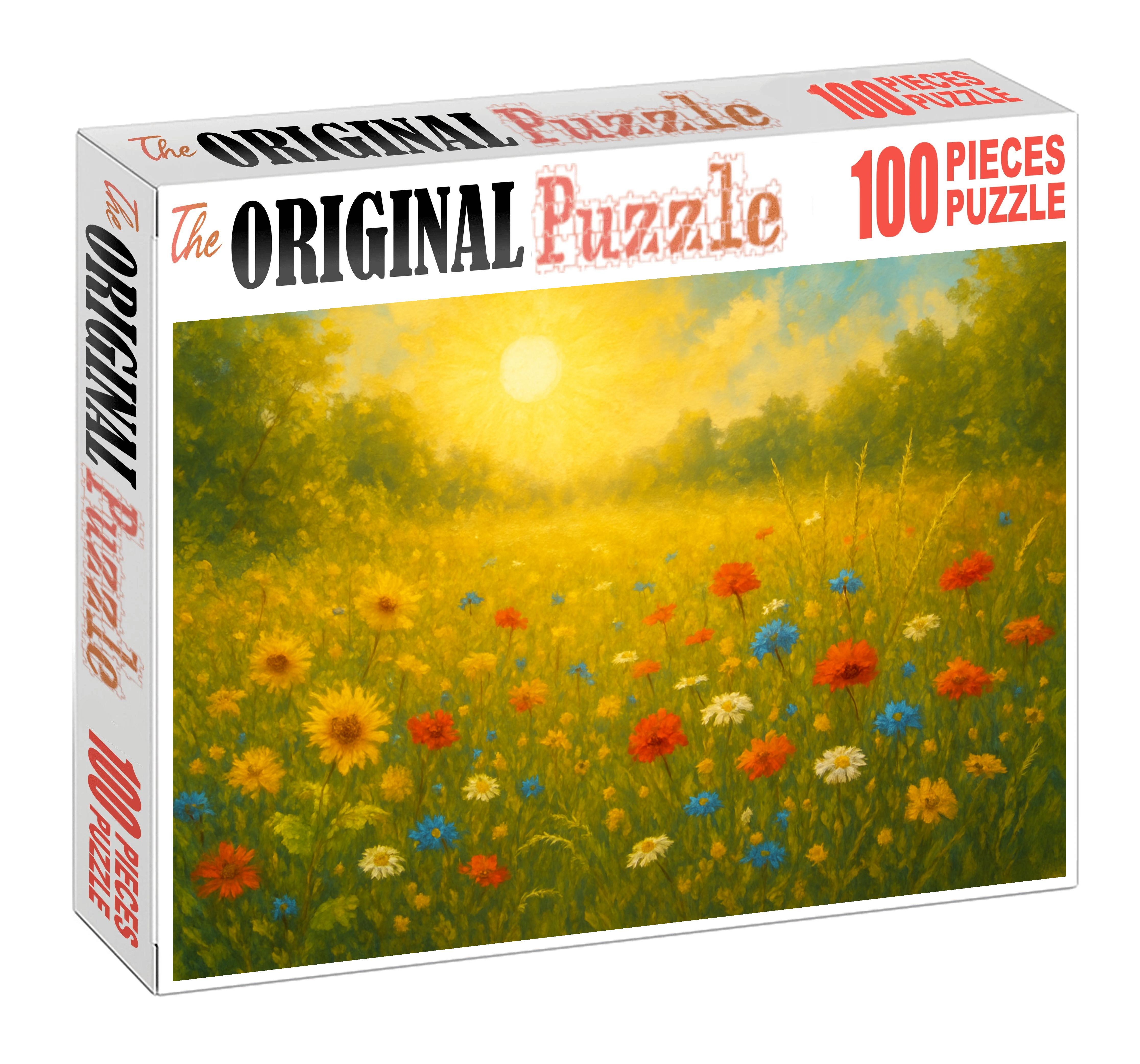 Golden Sunburst Clearing 300 Piece Puzzle