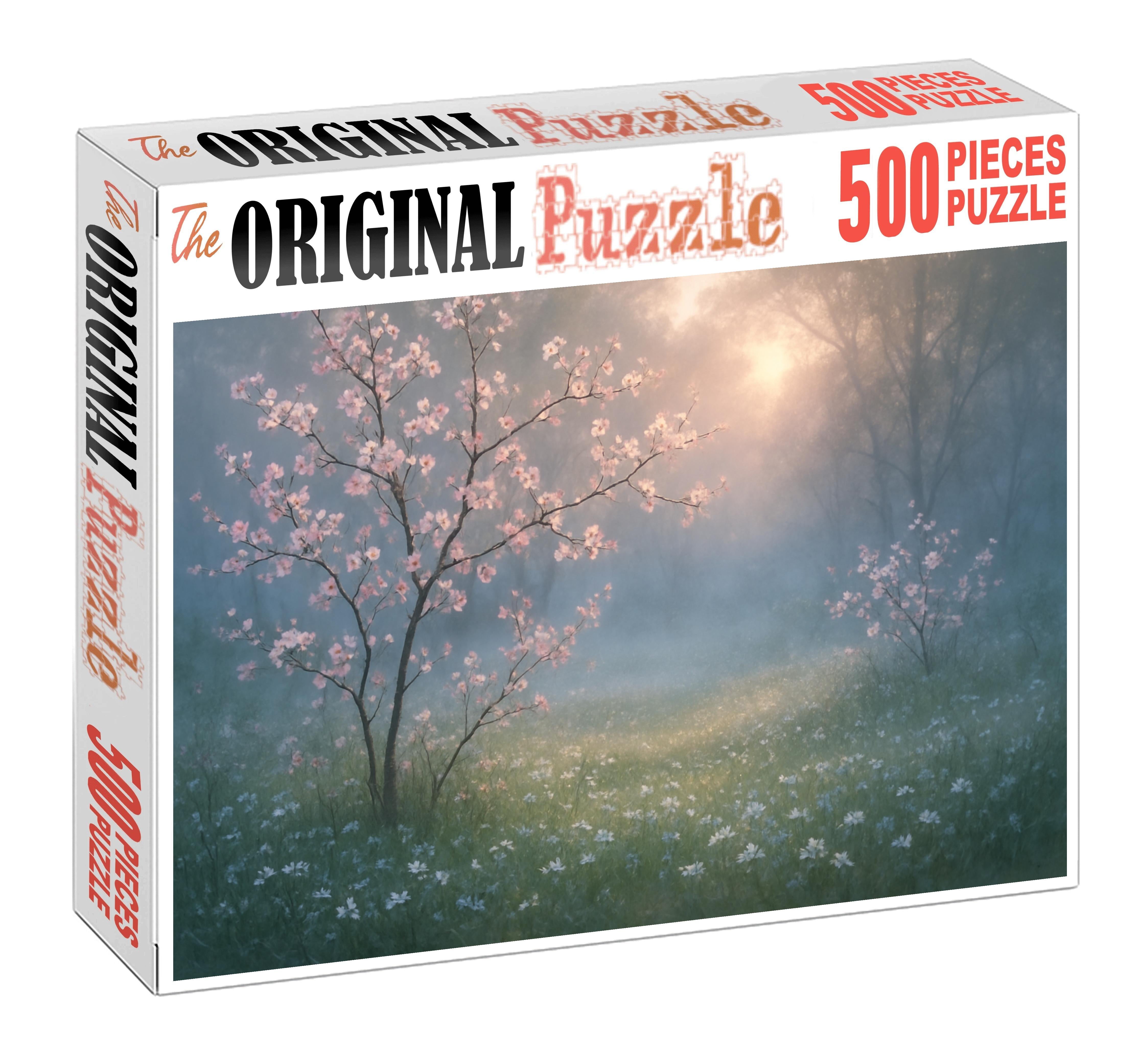 Blossom Glade At Dawn Custom Jigsaw Puzzle