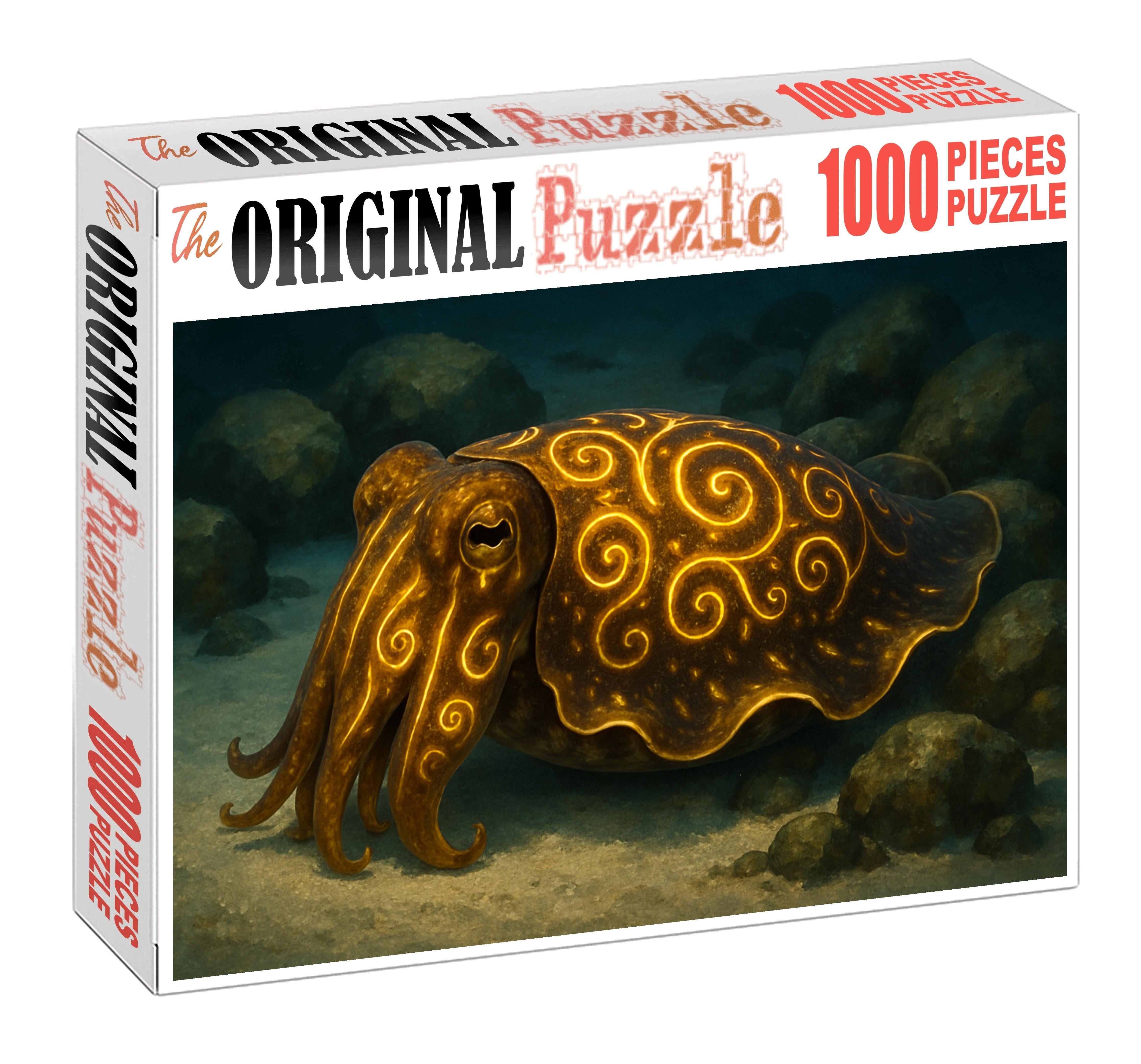 Golden Spiral Cuttlefish Camouflage Master With Swirling Mantle Patterns Easy Puzzles