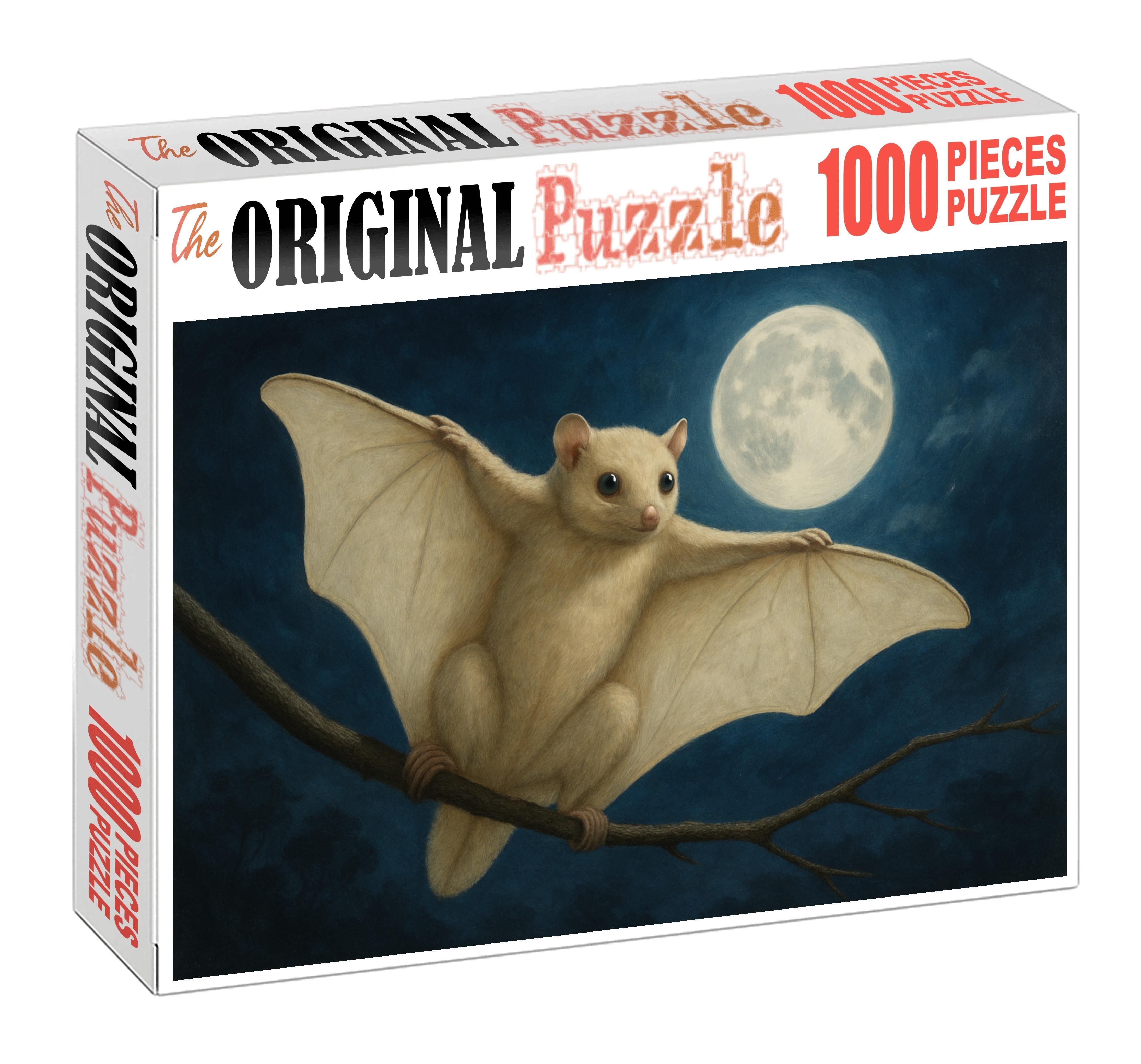 Ivory Spined Glider Nocturnal Mammal With Leaflike Patagium Puzzle Collection