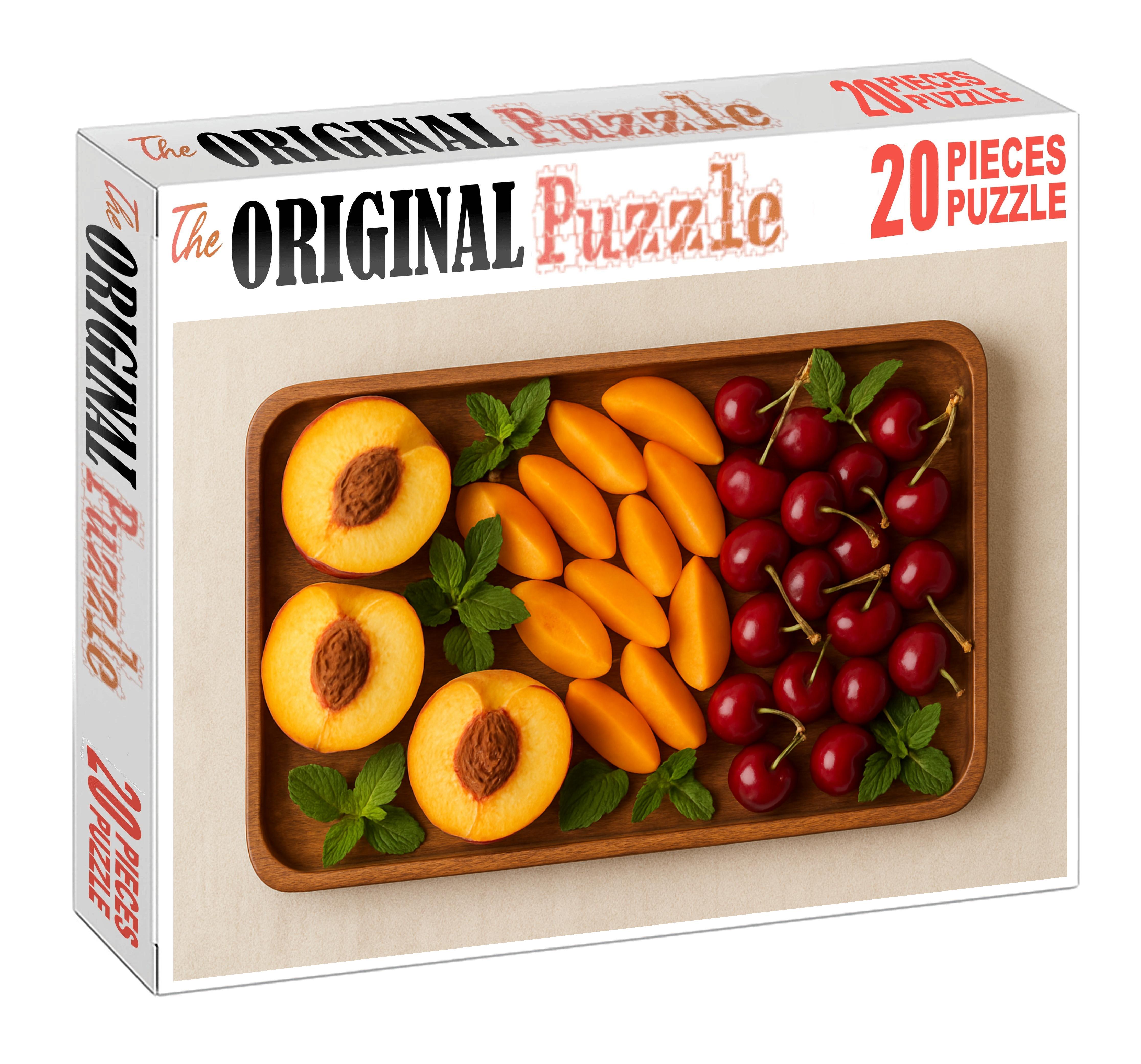 Summer Stone Fruit Display 20 Piece Puzzle