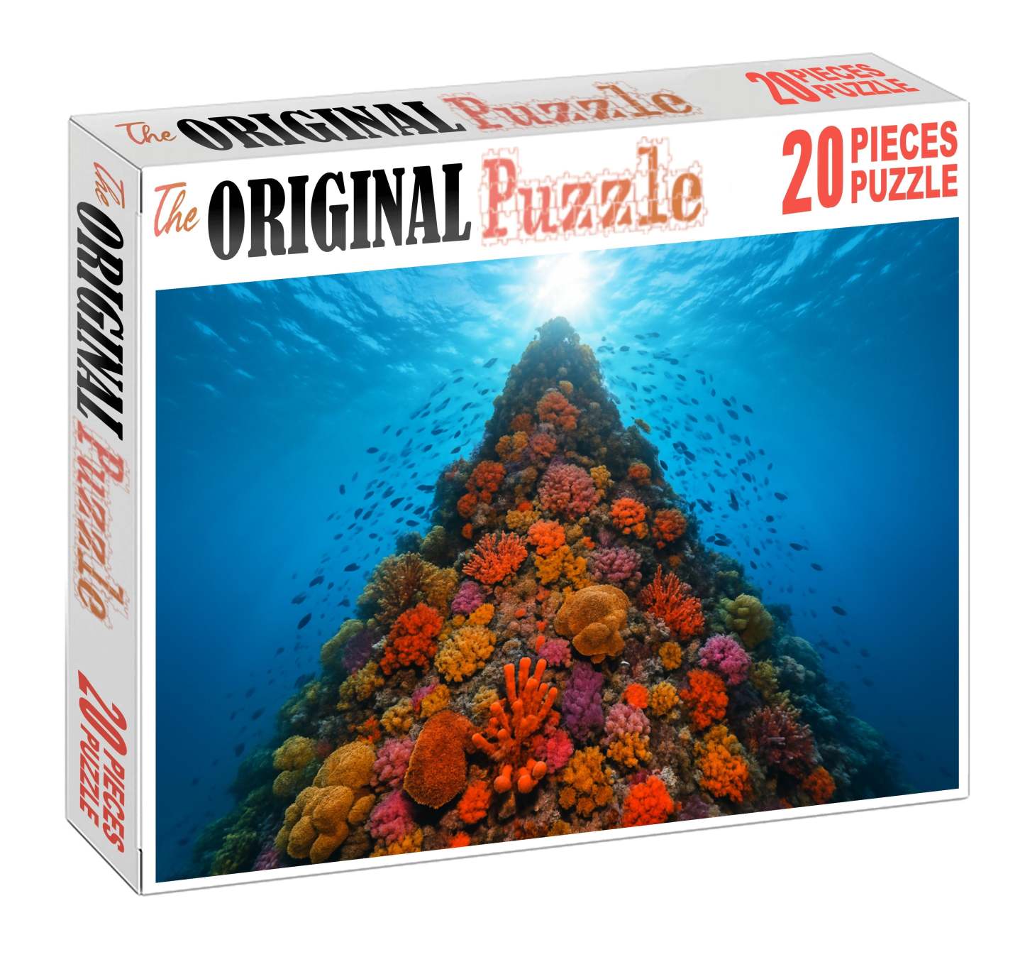 Seamount Summit Gardens Isolated Underwater Volcano Bloom 20 Piece Puzzle