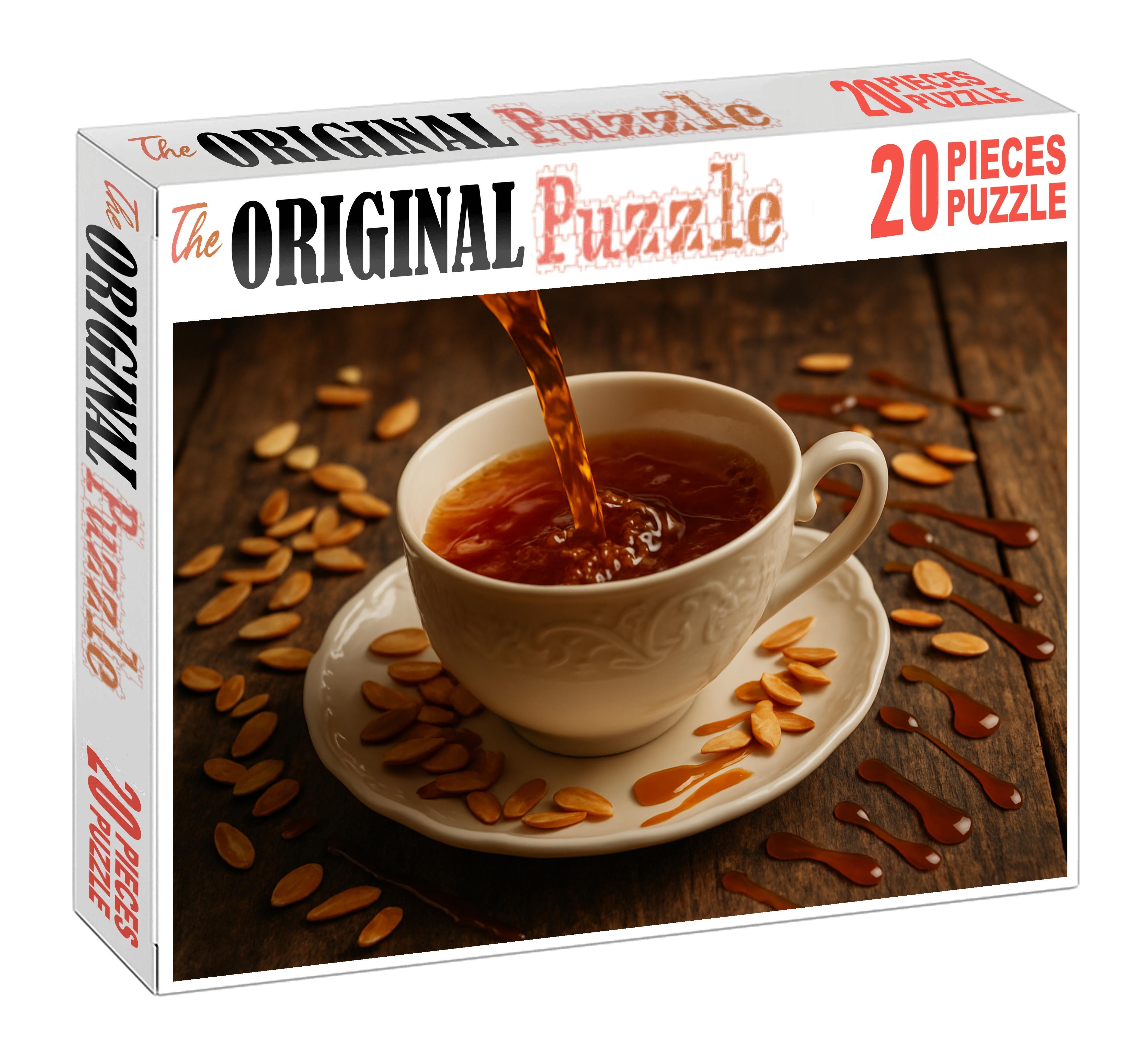 Amber Reverie Silky Black Tea With Toasted Almond And Caramel Swirls 50 Piece Puzzle