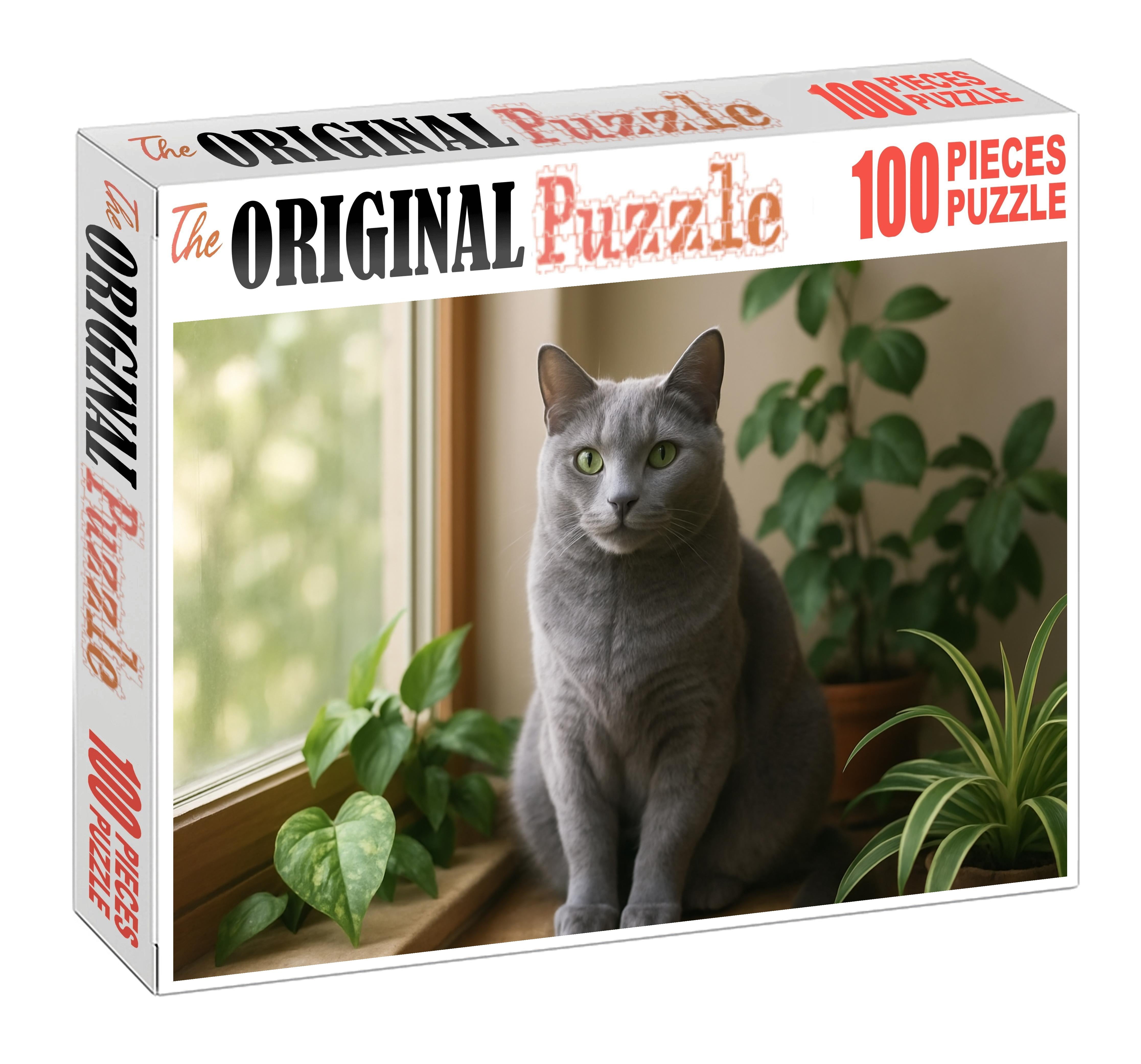 Velvet Twilight Plush Blue-gray With Serene Presence Family Puzzles