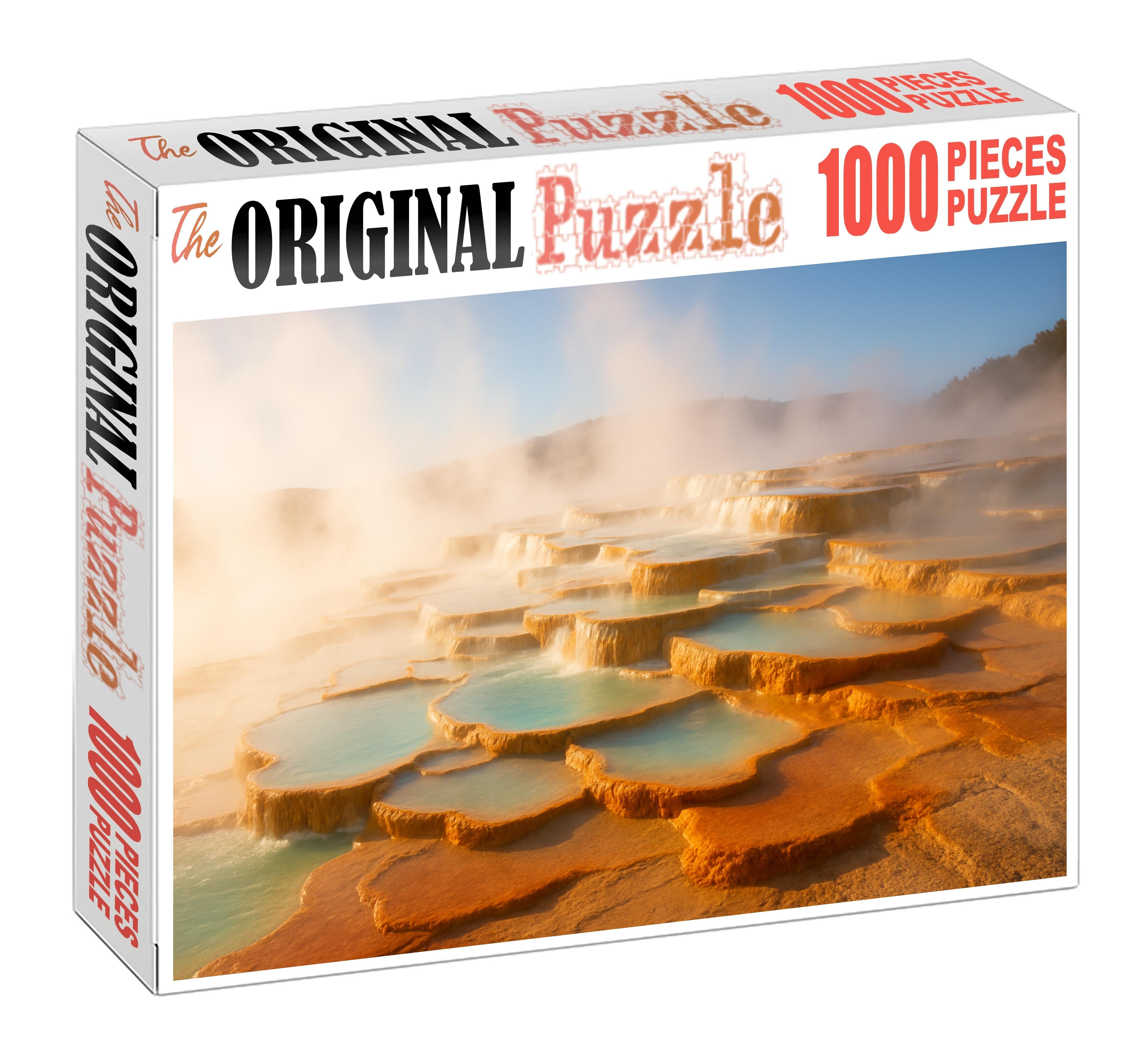 Crystal Hot Springs Basin Custom Jigsaw Puzzle