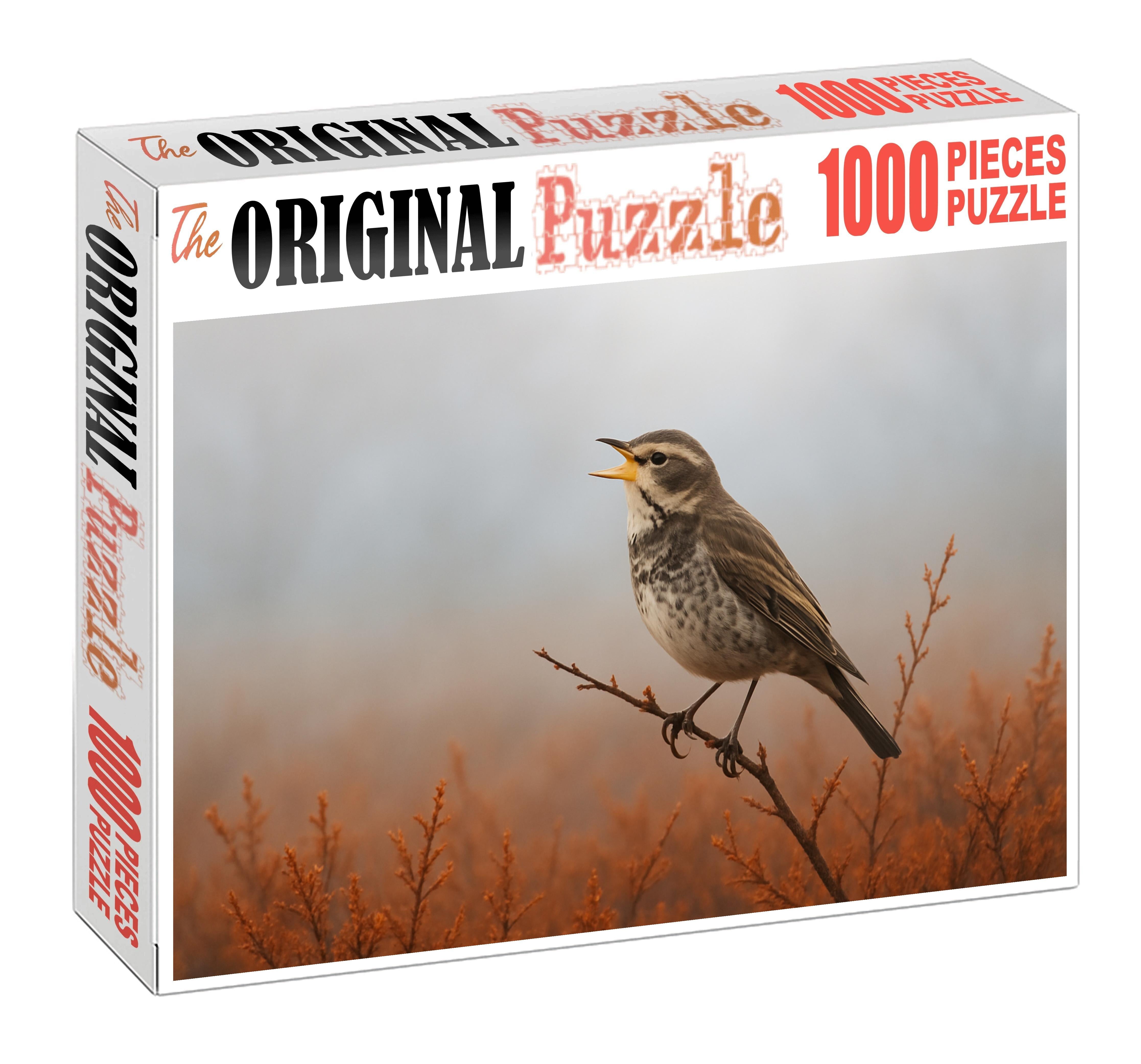 Dusky Thrush Autumnal Songster Of The Shrublands Puzzle For Kids