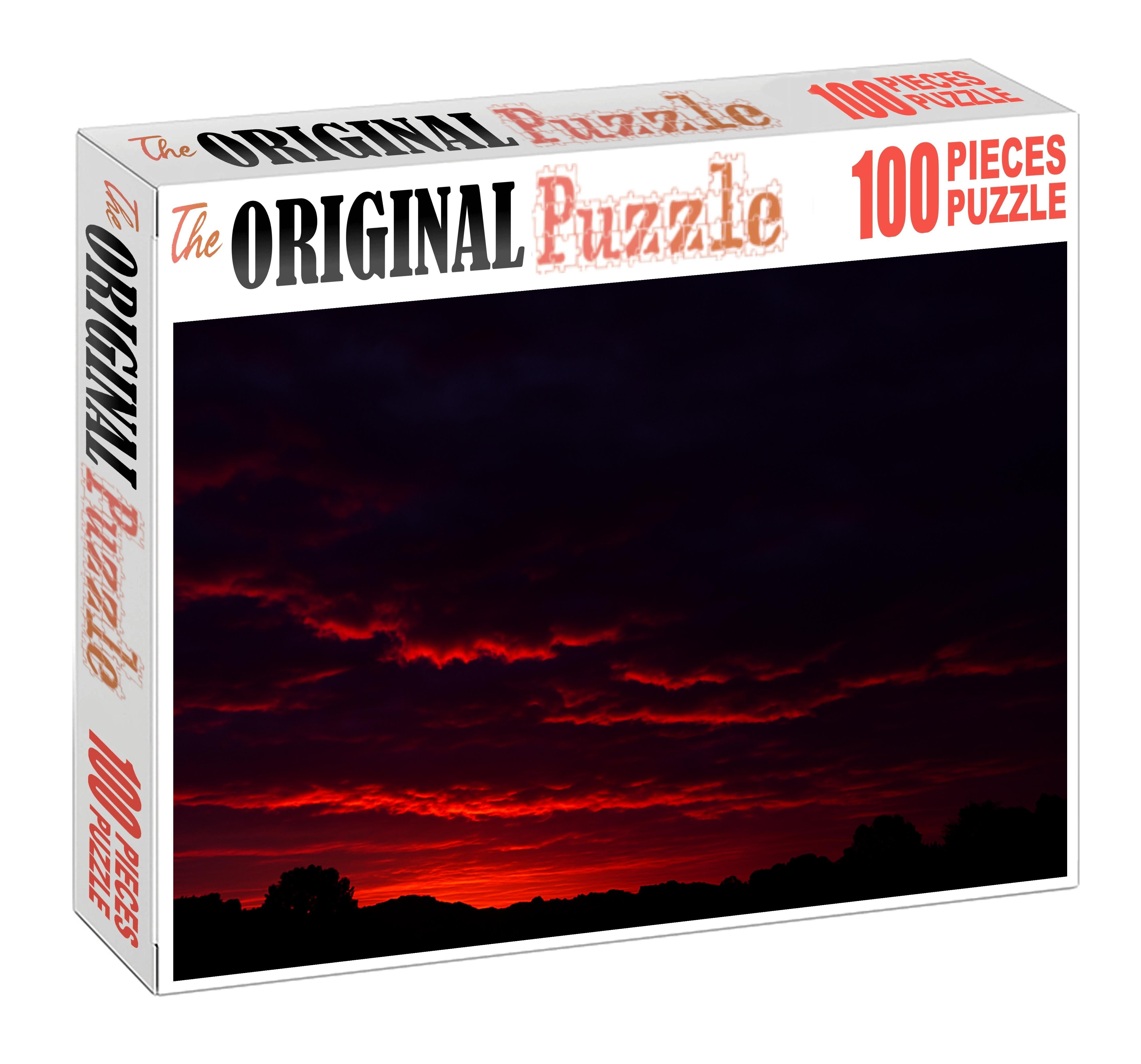Crimson Sky Panorama Puzzle Collection
