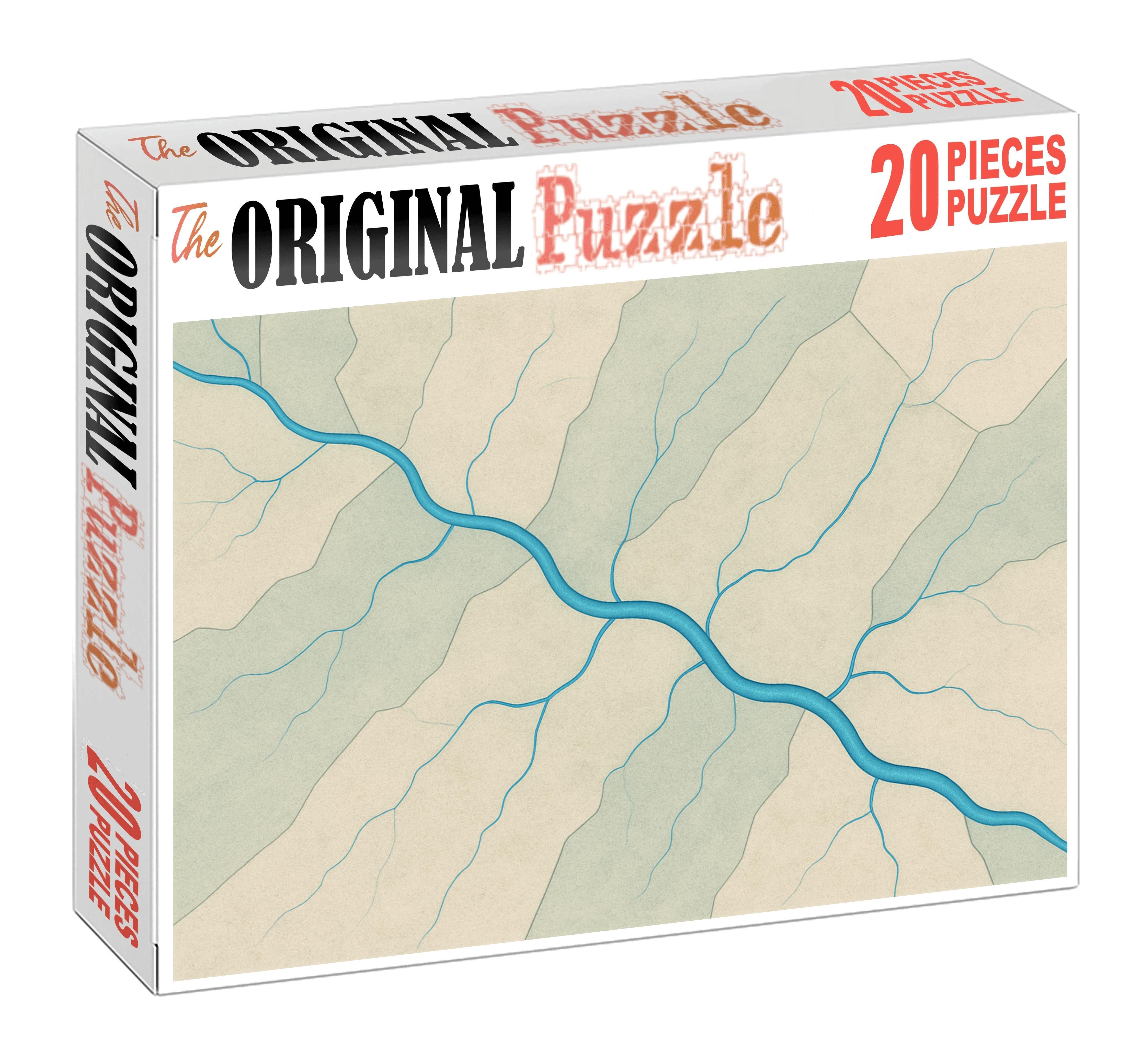 Rivers And Watershed Schematic 500 Piece Puzzle