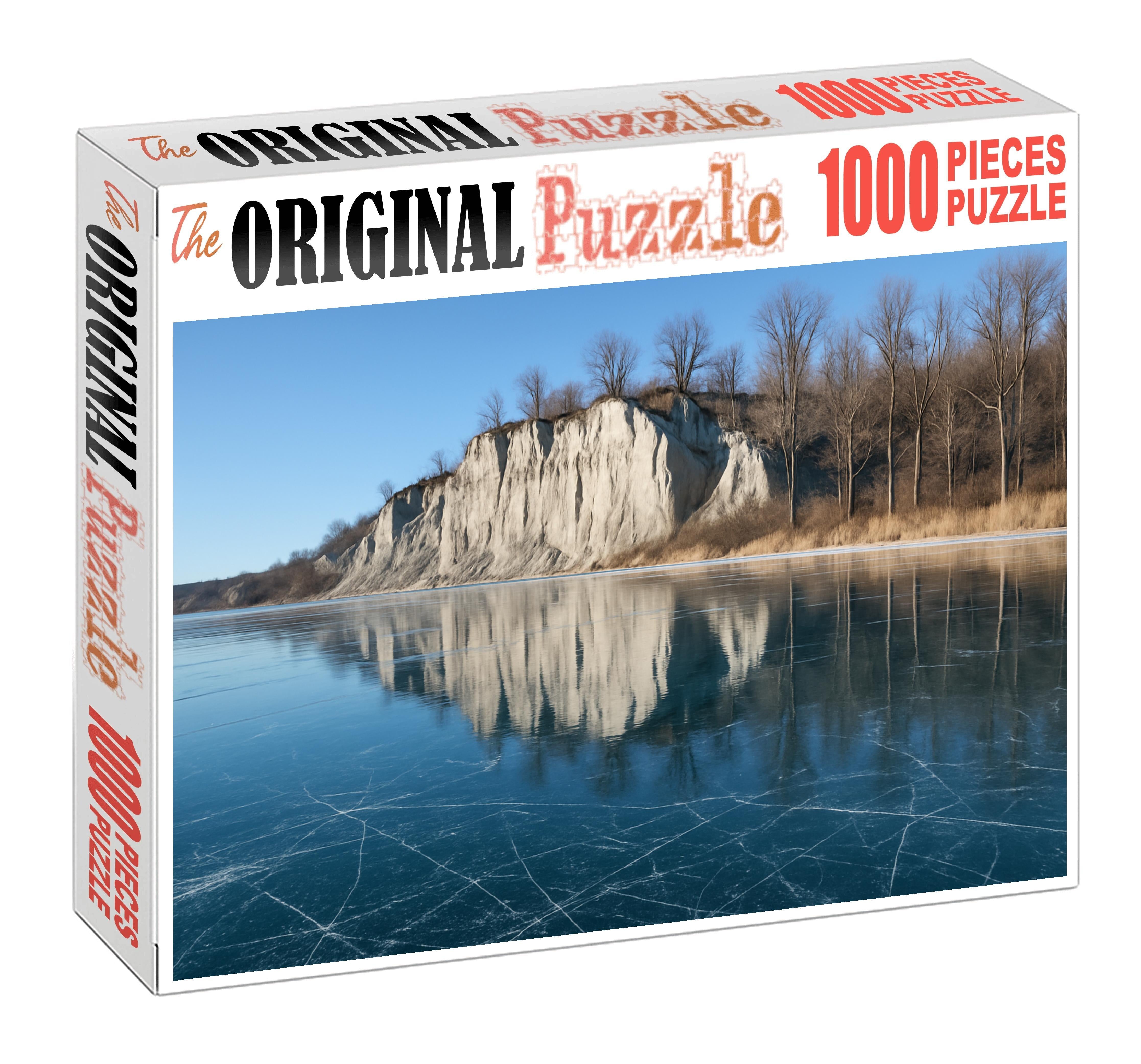Frozen Lake Mirror 1000 Piece Puzzle