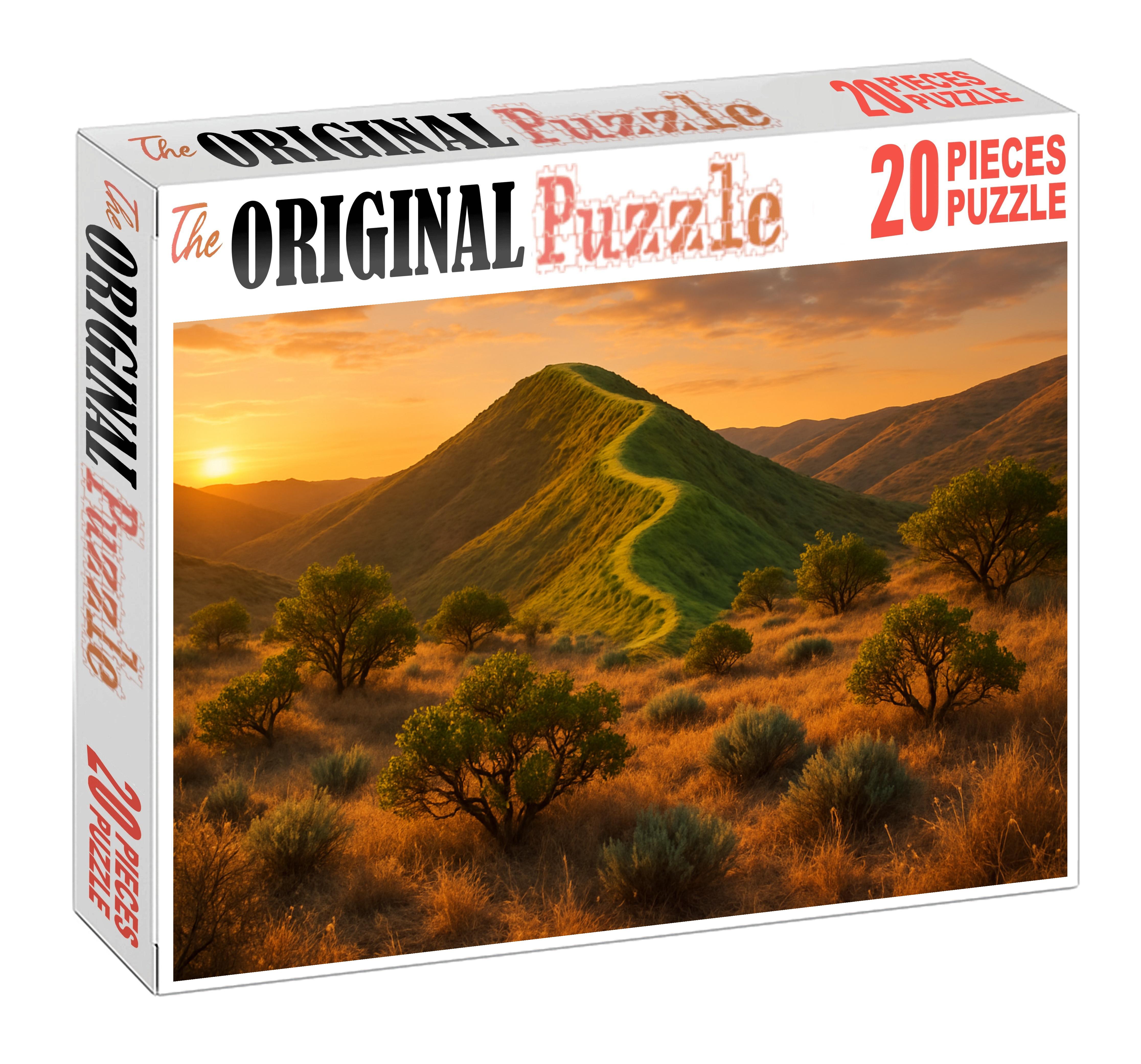 Sunset Serpentine Ridge Premium Puzzle Pieces