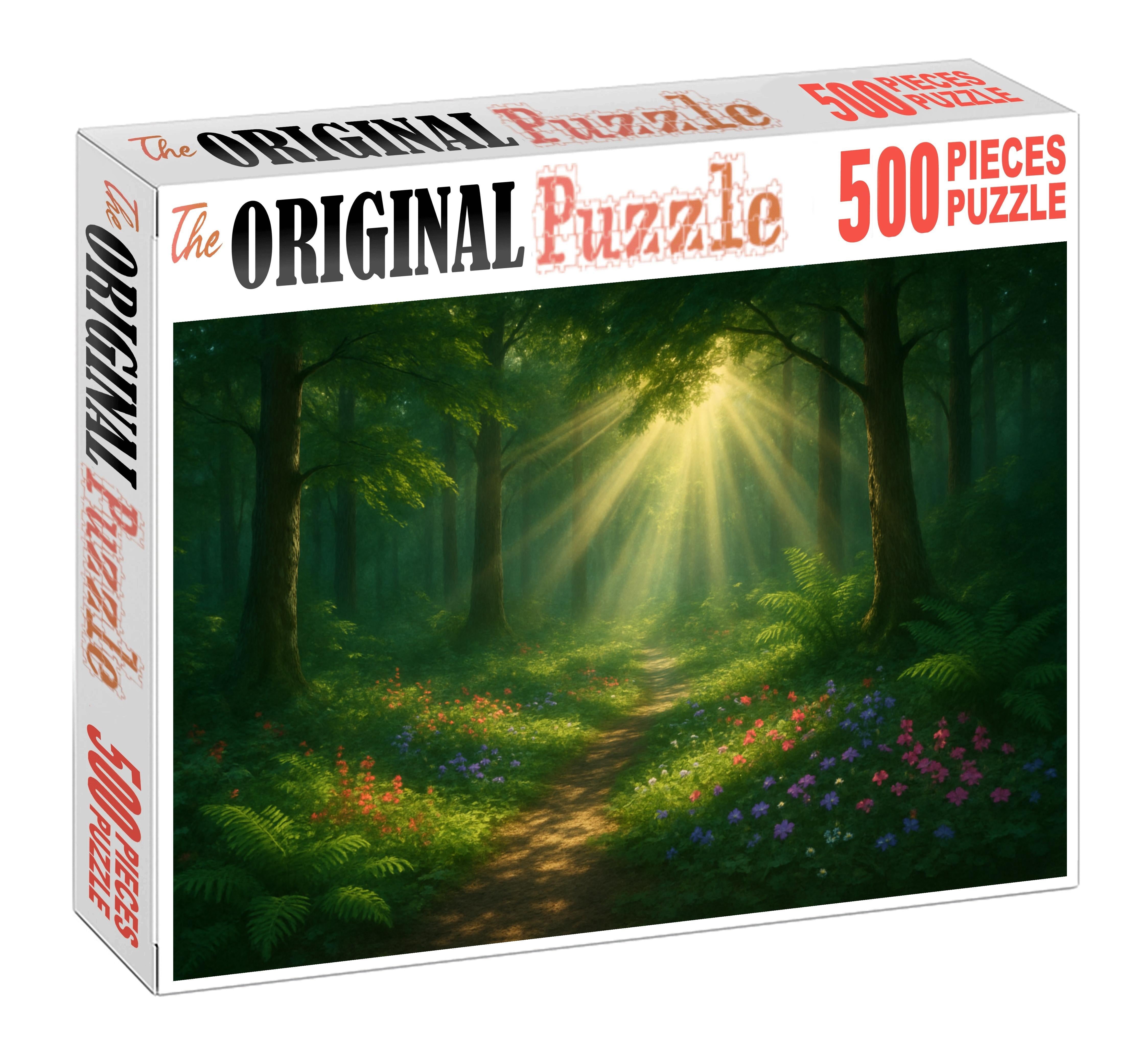 Dappled Shadow Grove Large Format Puzzle