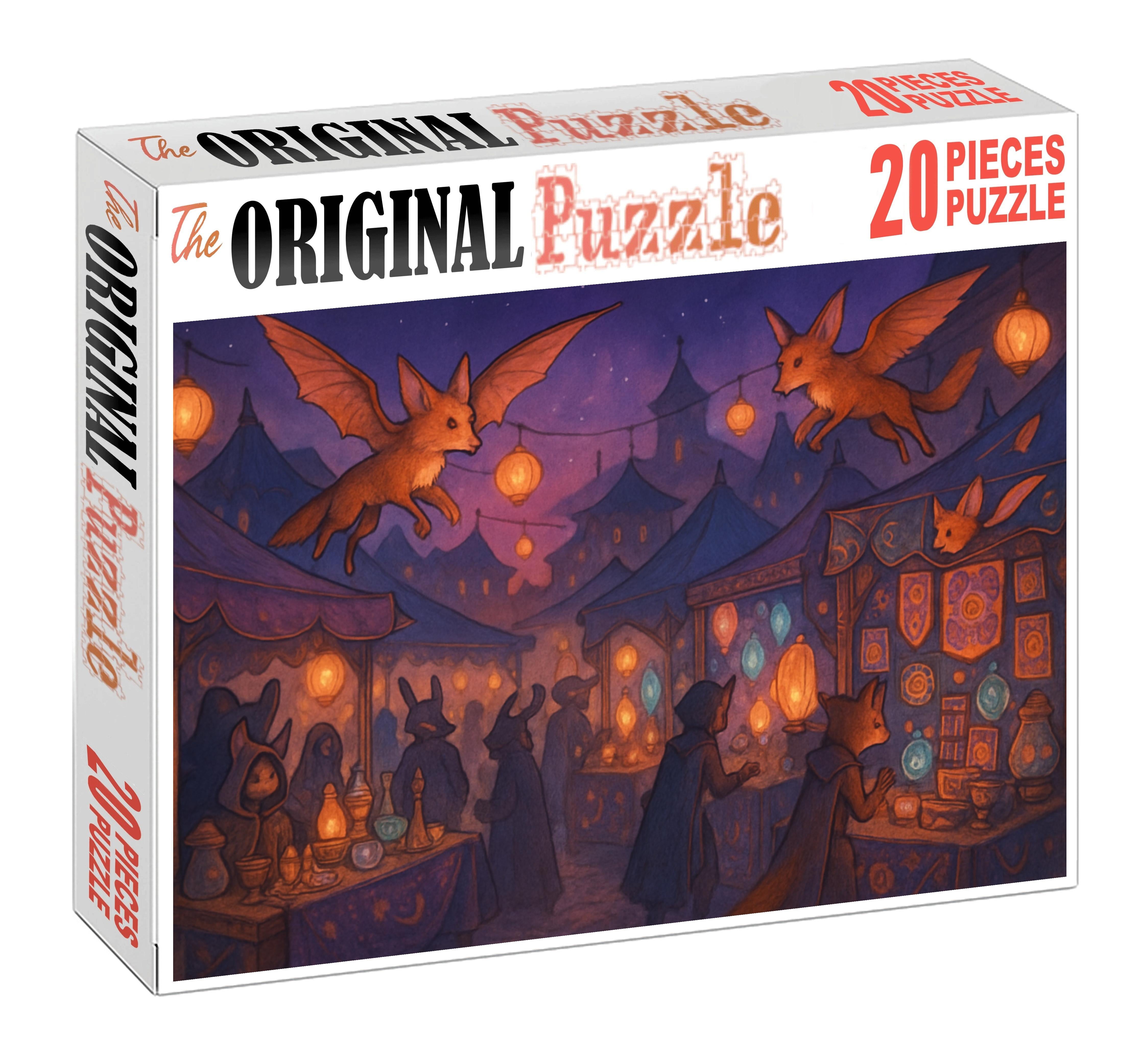 The Enchanted Market Of Twilight Wonders 300 Piece Puzzle