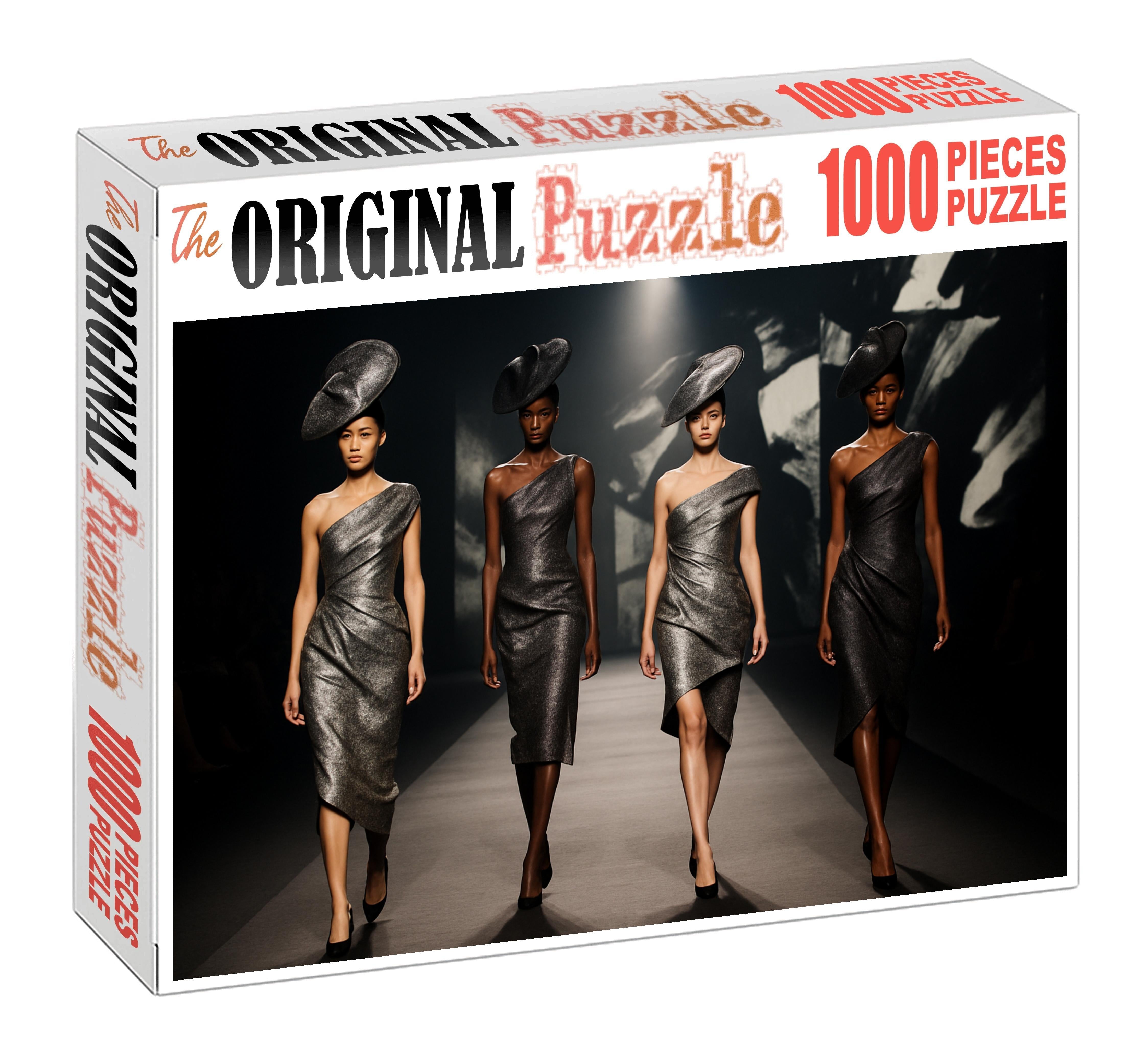 Avant-garde Fashion Showcase Experimental Silhouettes And Textures 50 Piece Puzzle
