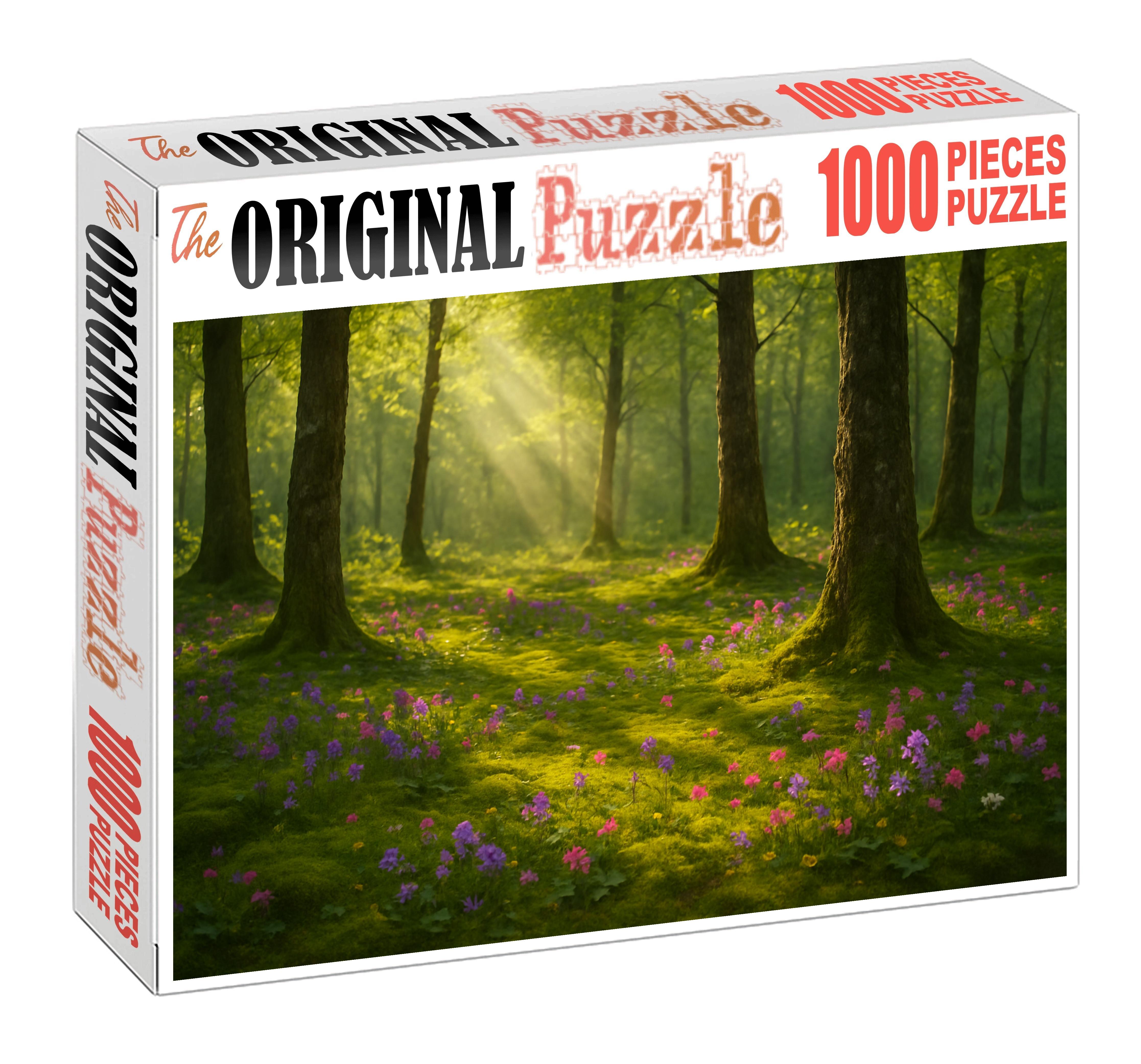 Sun-dappled Woodland Clearing Easy Puzzles