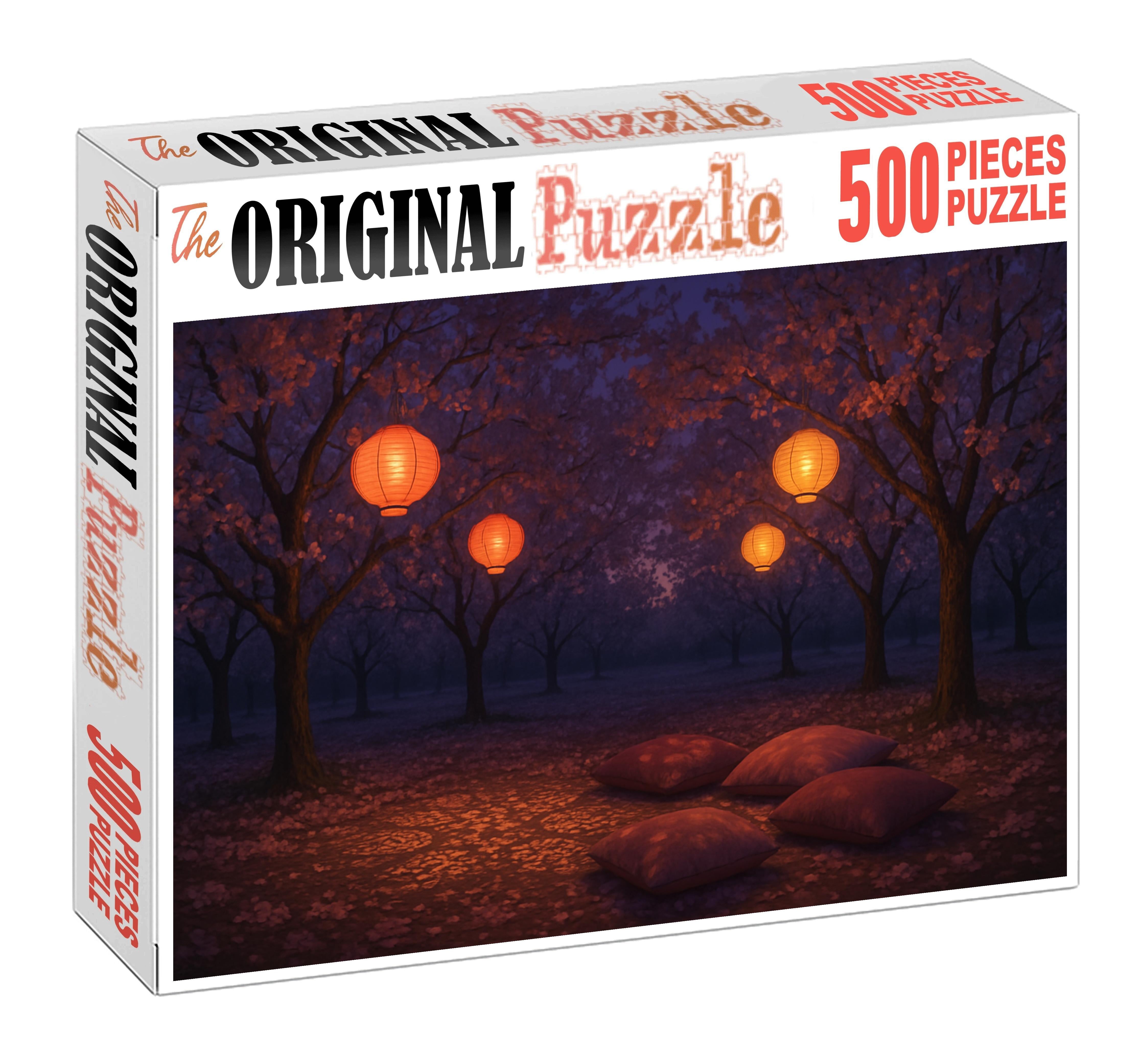 Sunset Lantern Orchard Puzzle Collection