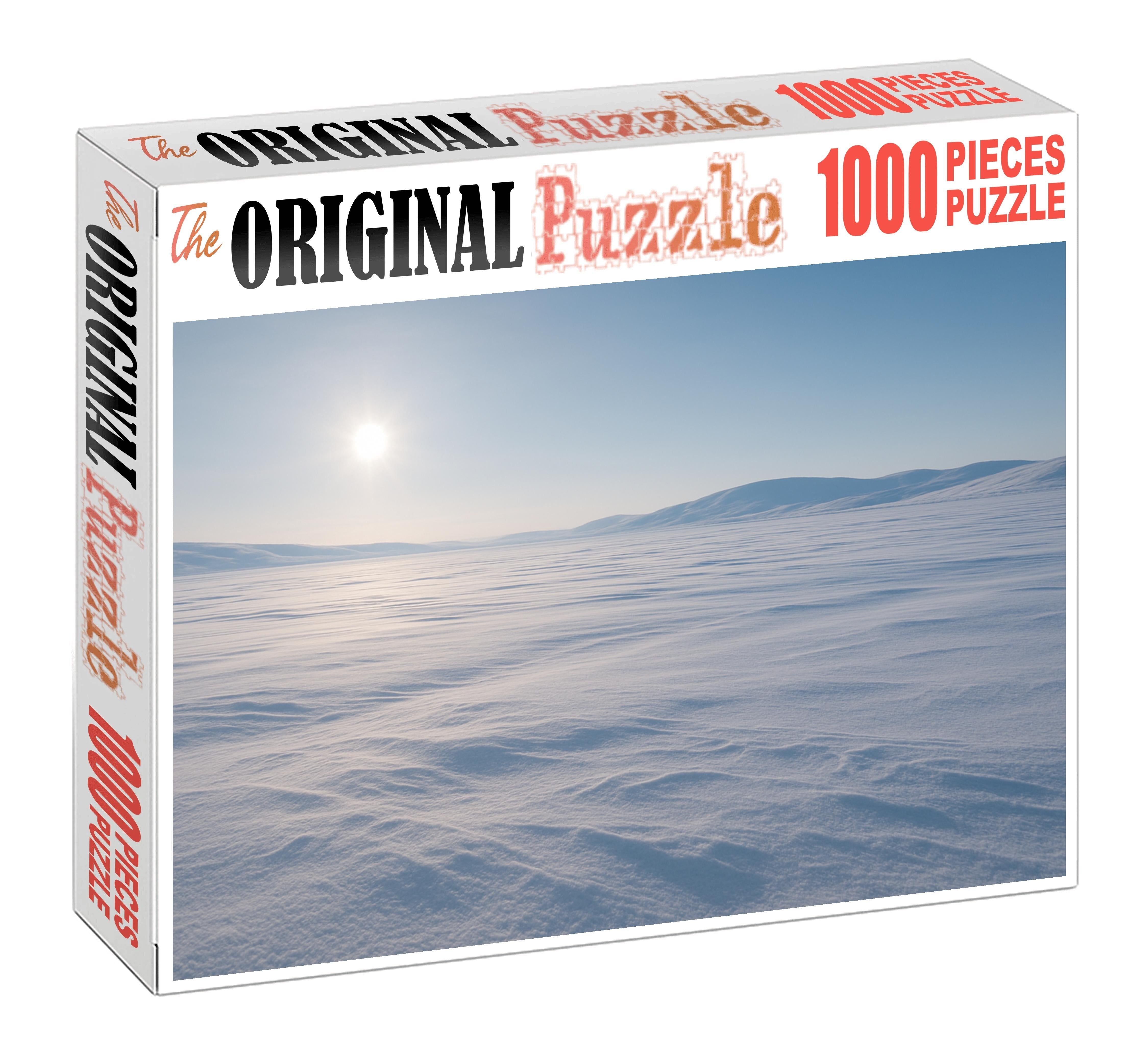 Silent Snowfield Panorama Puzzle Fun