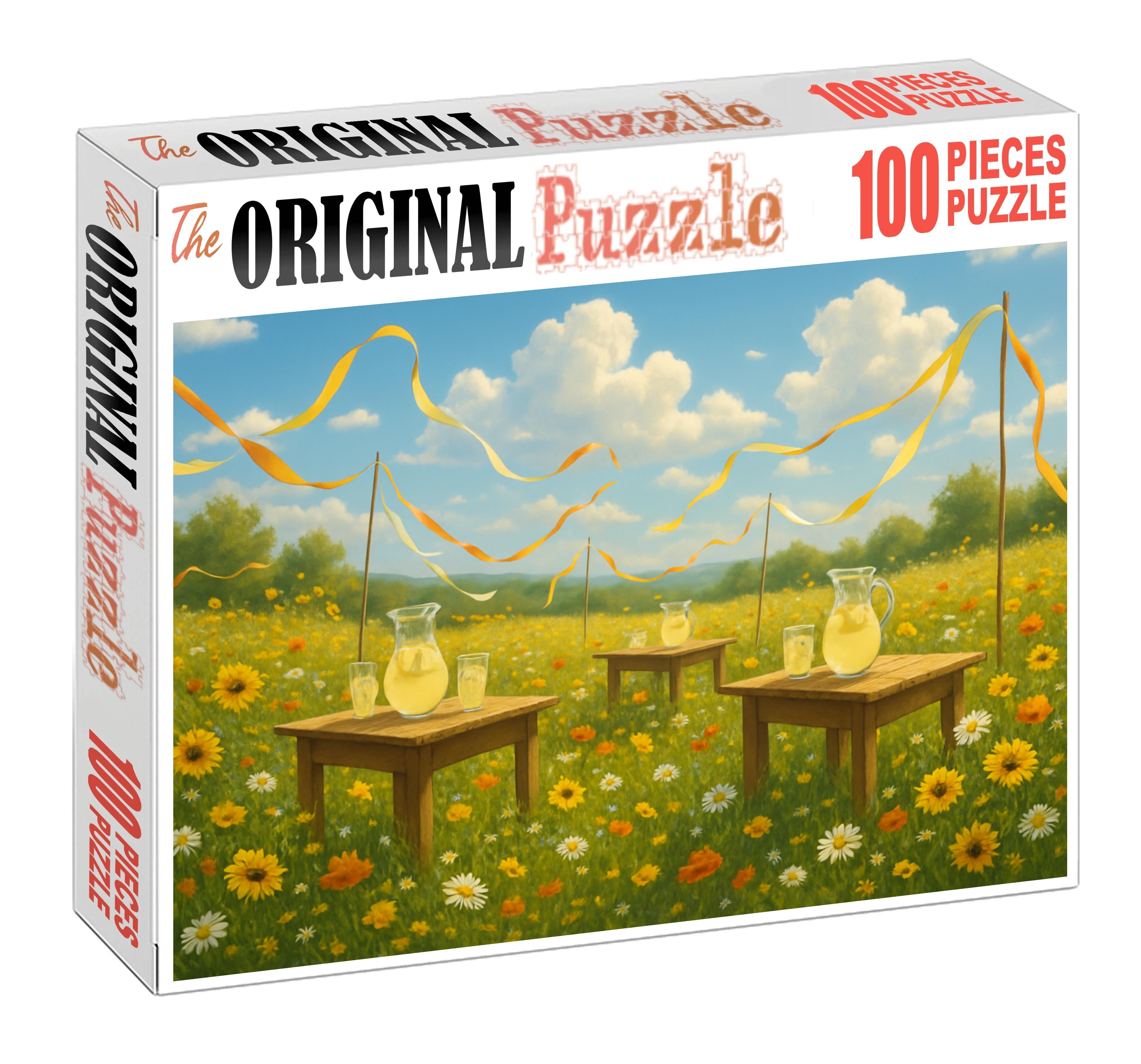 Lush Summer Meadow Fest Unique Puzzle Design