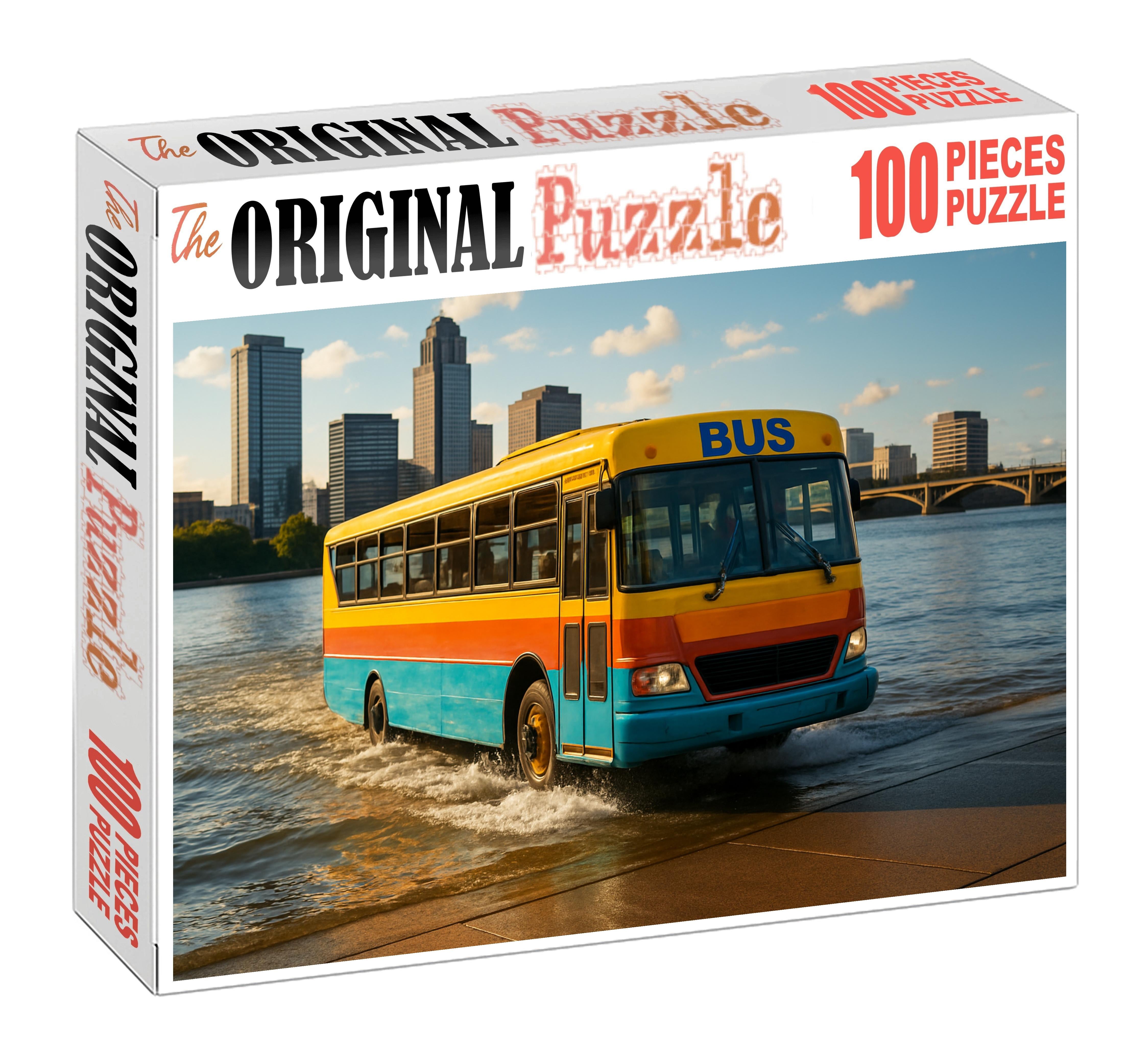 Amphibious Electric Bus 300 Piece Puzzle