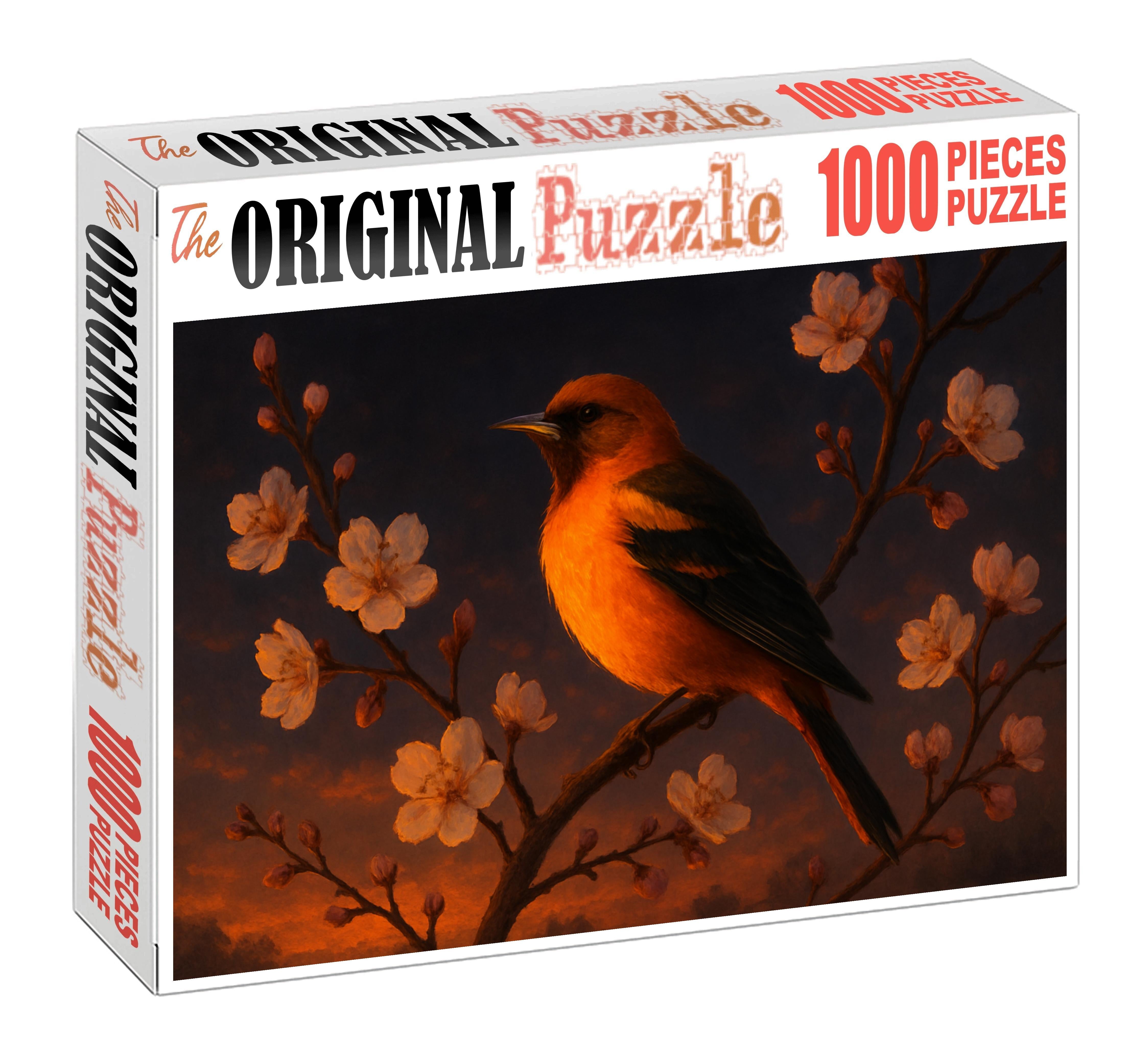 Sunset Oriole Vibrant Evening Songster Puzzle Fun