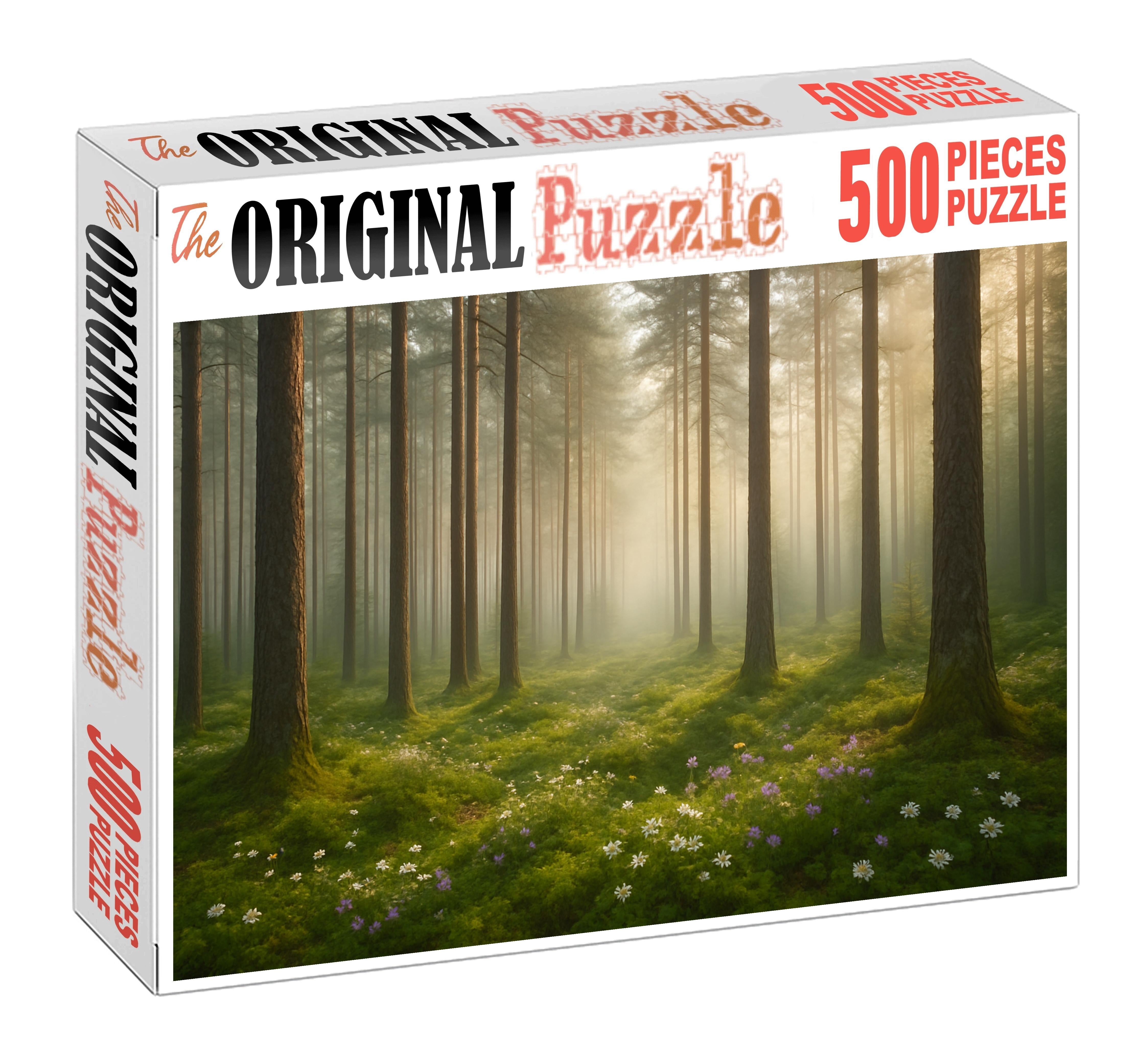 Veil Of Whispering Pines Large Format Puzzle