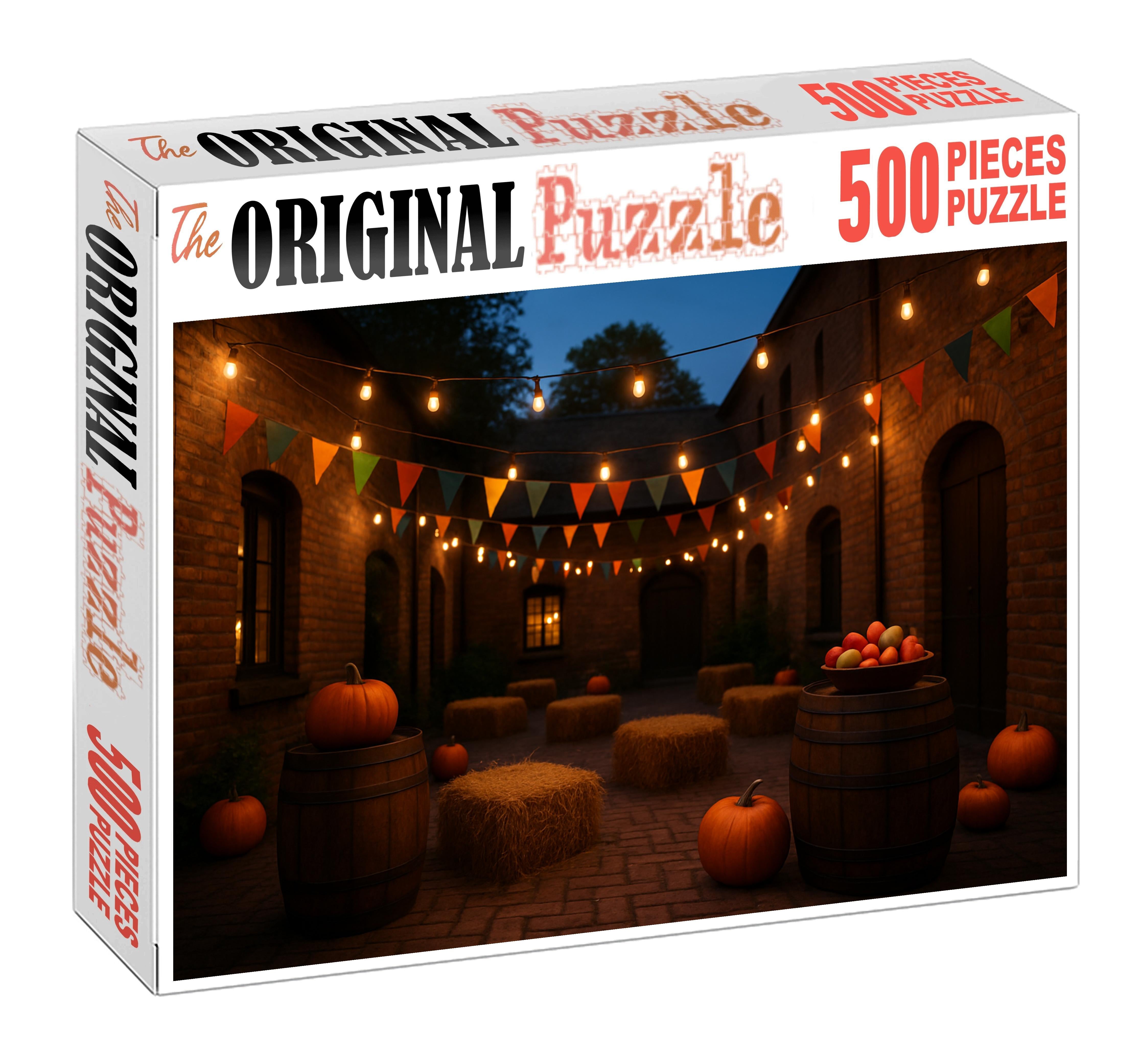 Harvest Festival Courtyard 200 Piece Puzzle
