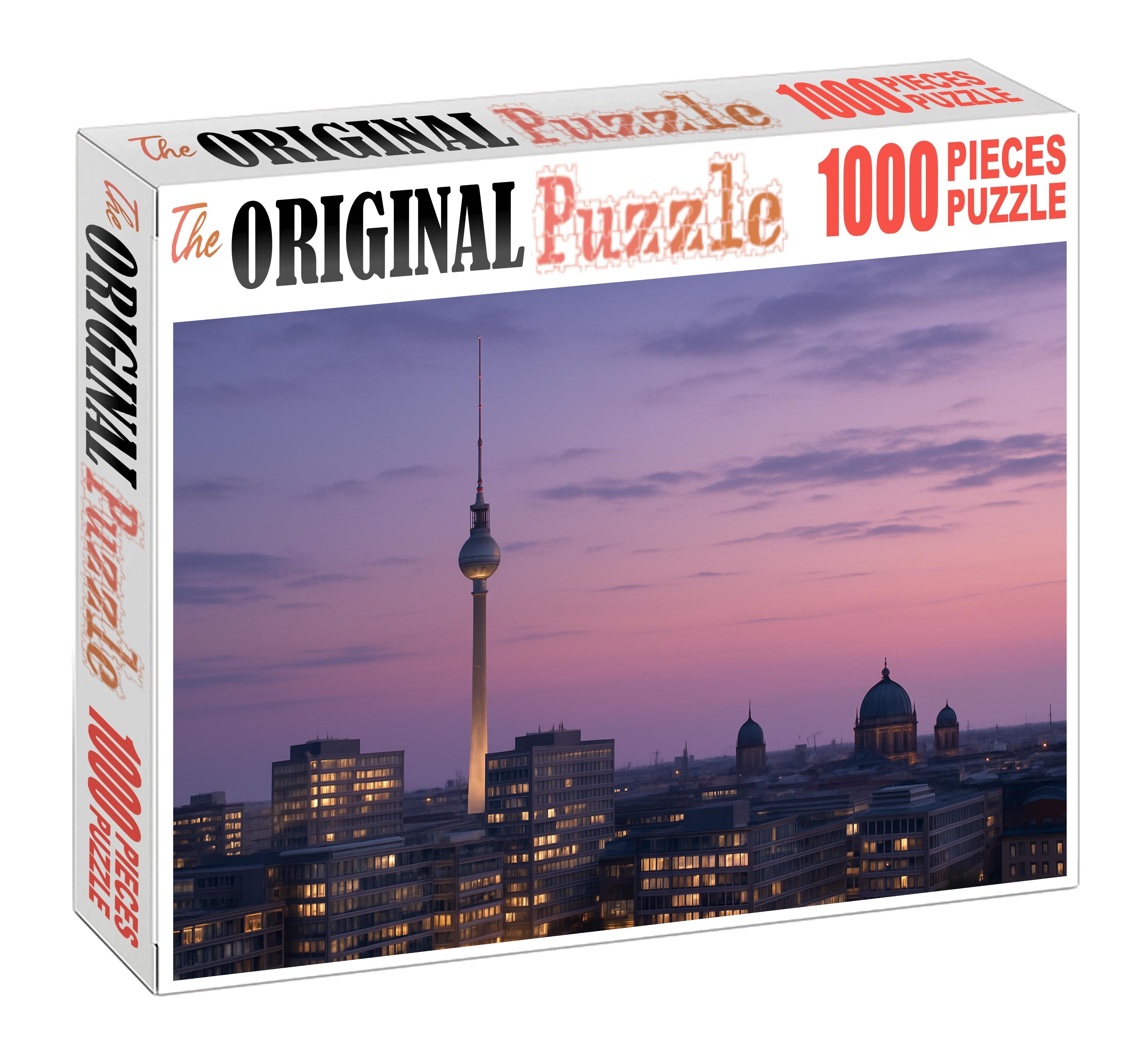 Berlin City Skyline A Layered Profile Of Historic Monuments And Modern Office Towers Symbolizing Reunified Germany Puzzle For Kids